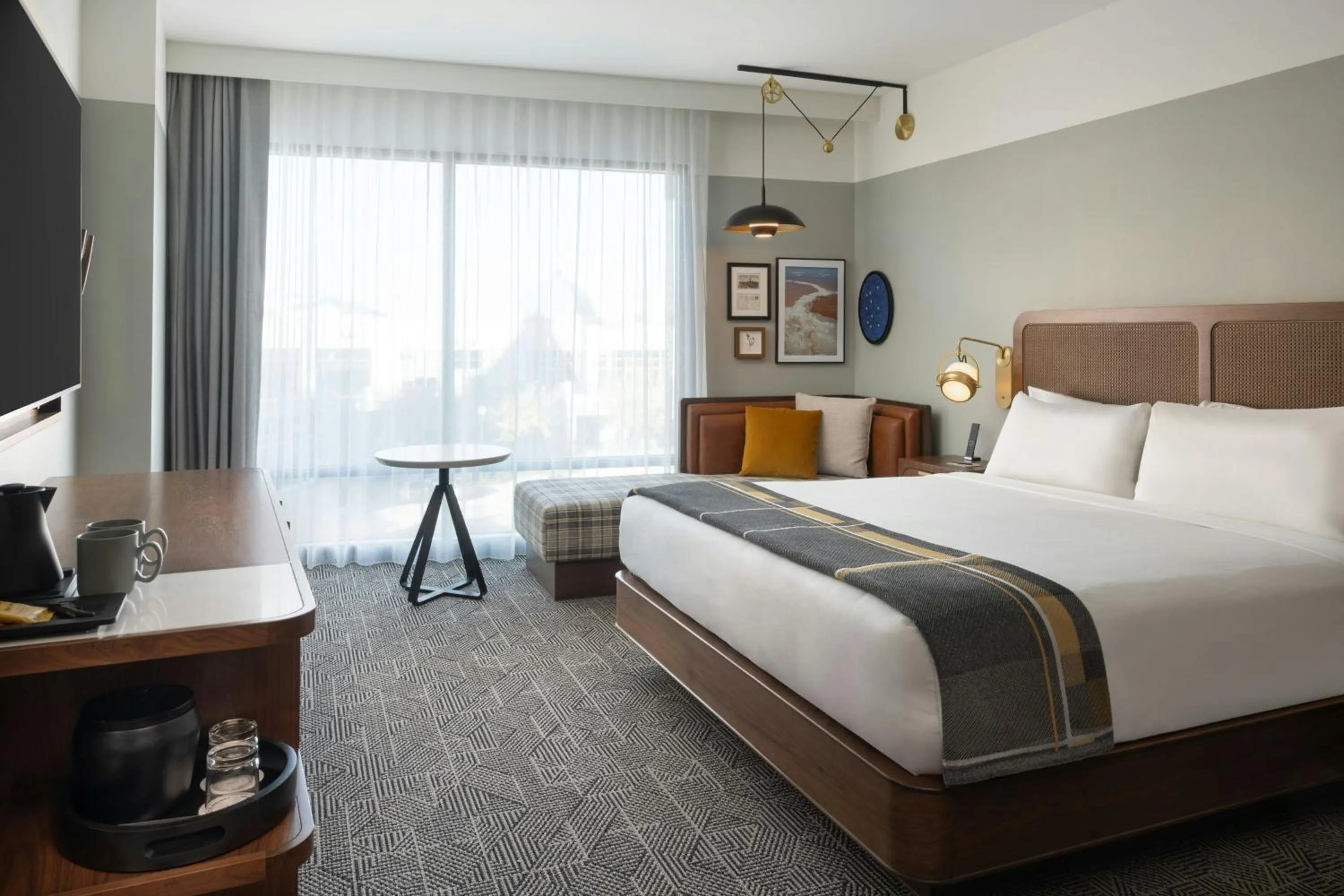 Photo of the whole room, Bed in Asher Adams, Autograph Collection