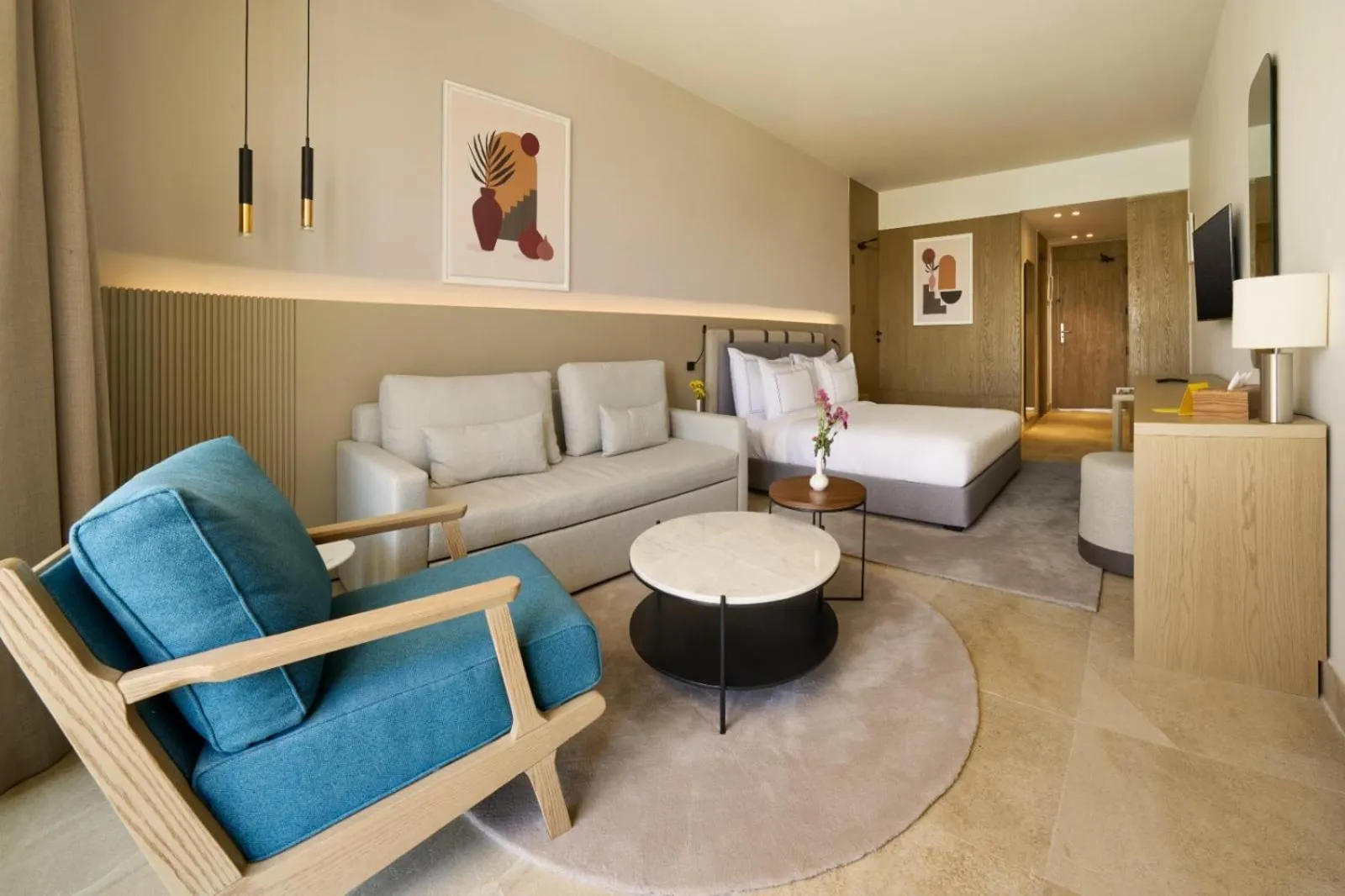 Bed in The G Einbay Golf Resort