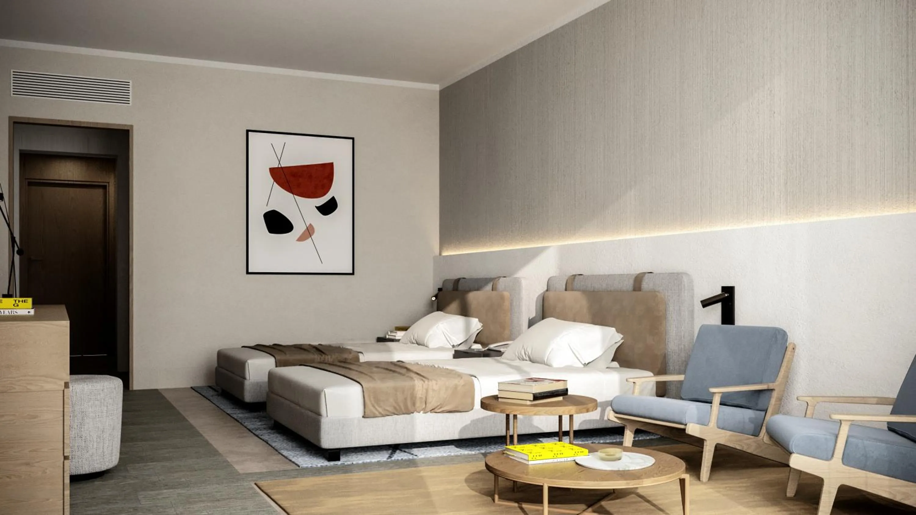 Bed in The G Einbay Golf Resort