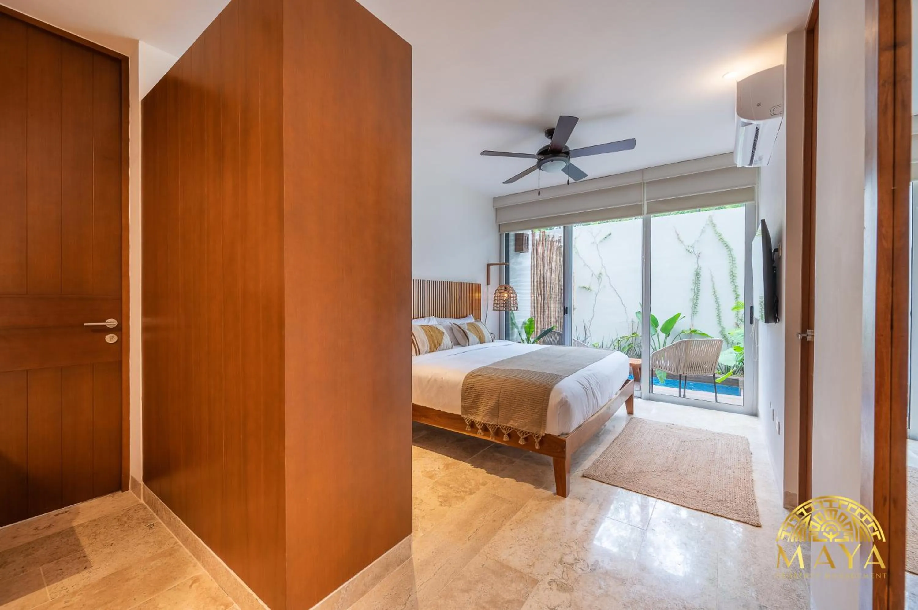 Bedroom, Bed in Nhoa Tulum Aparthotel by Maya PM