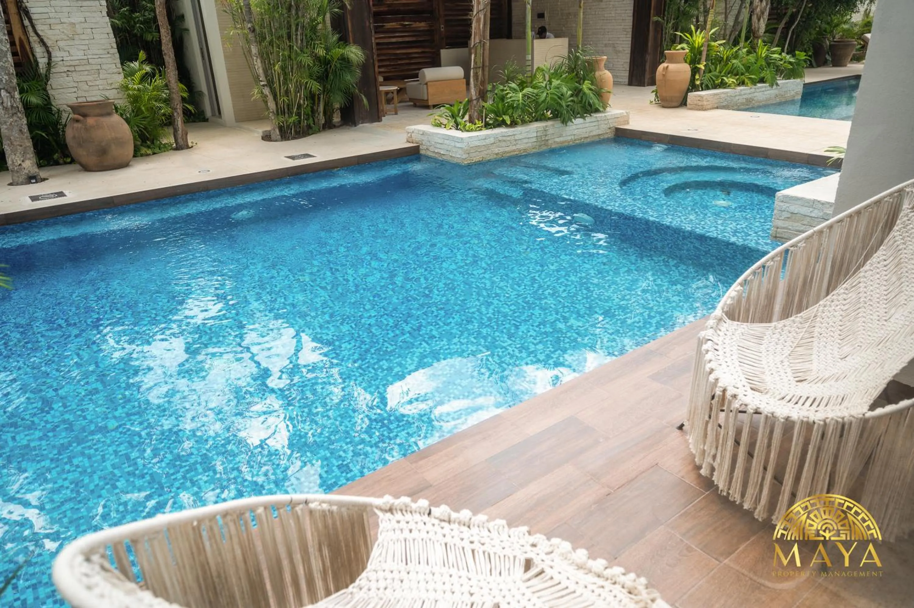 Patio in Nhoa Tulum Aparthotel by Maya PM