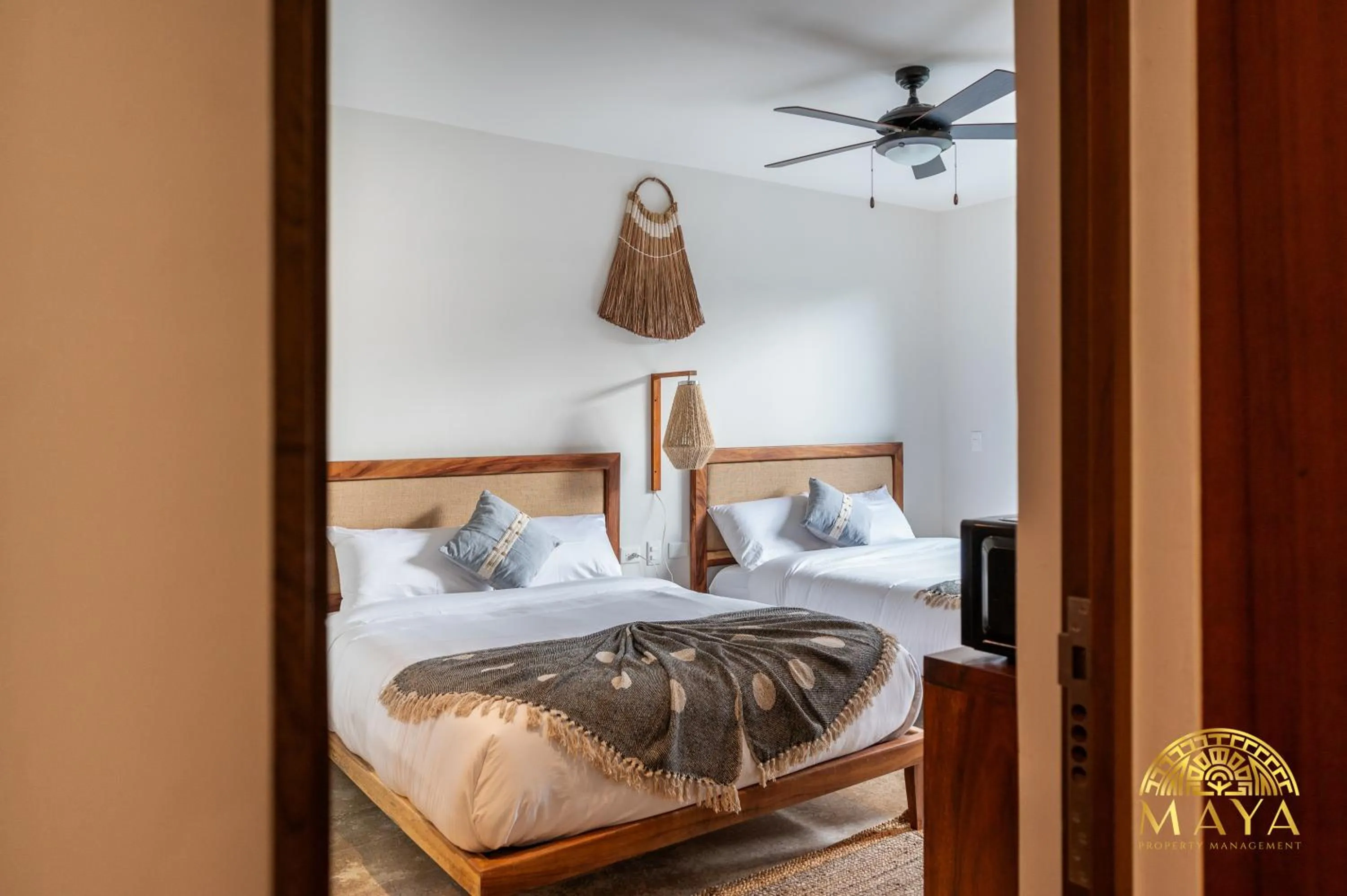 Bed in Nhoa Tulum Aparthotel by Maya PM