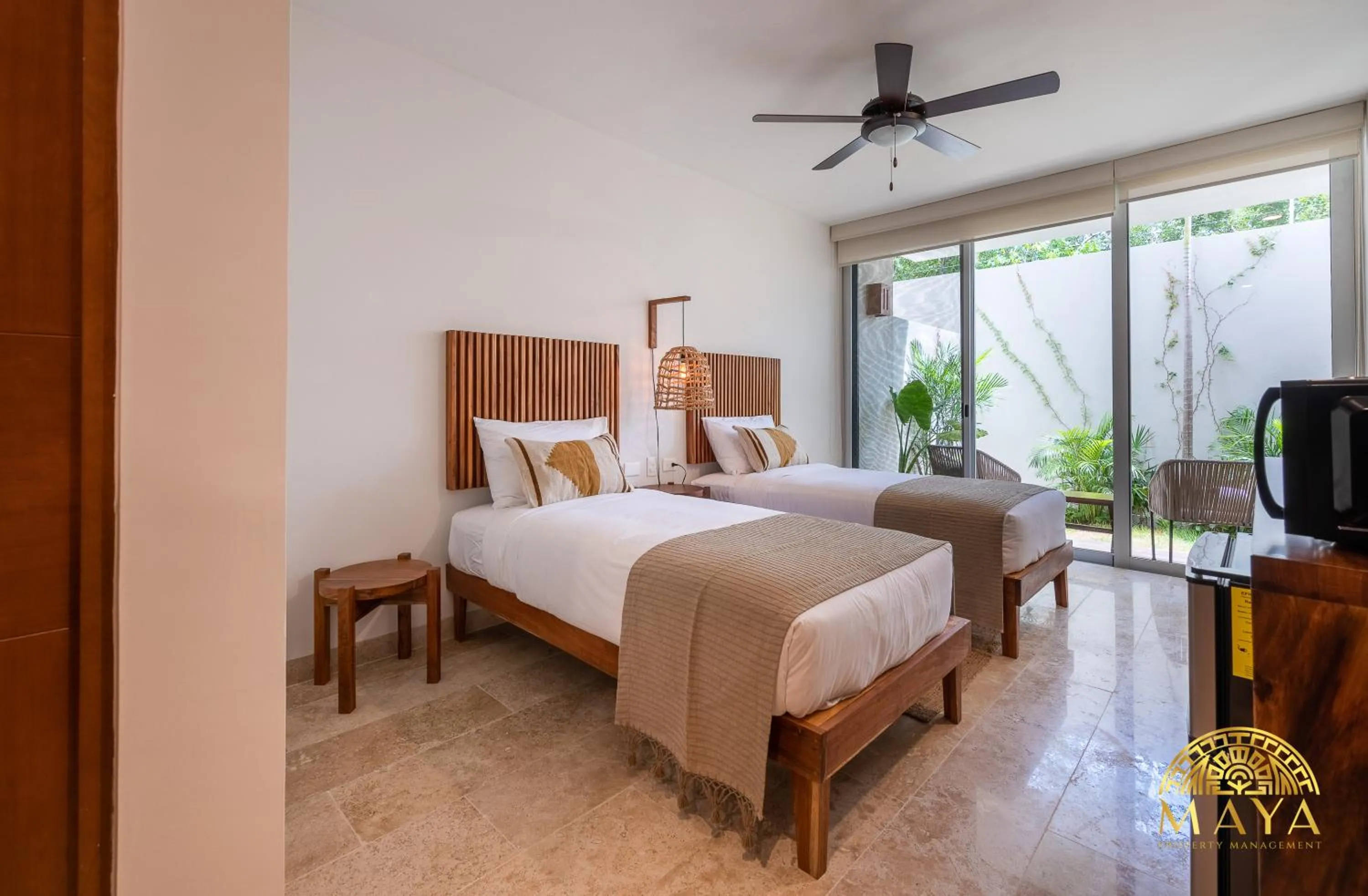 Bed in Nhoa Tulum Aparthotel by Maya PM