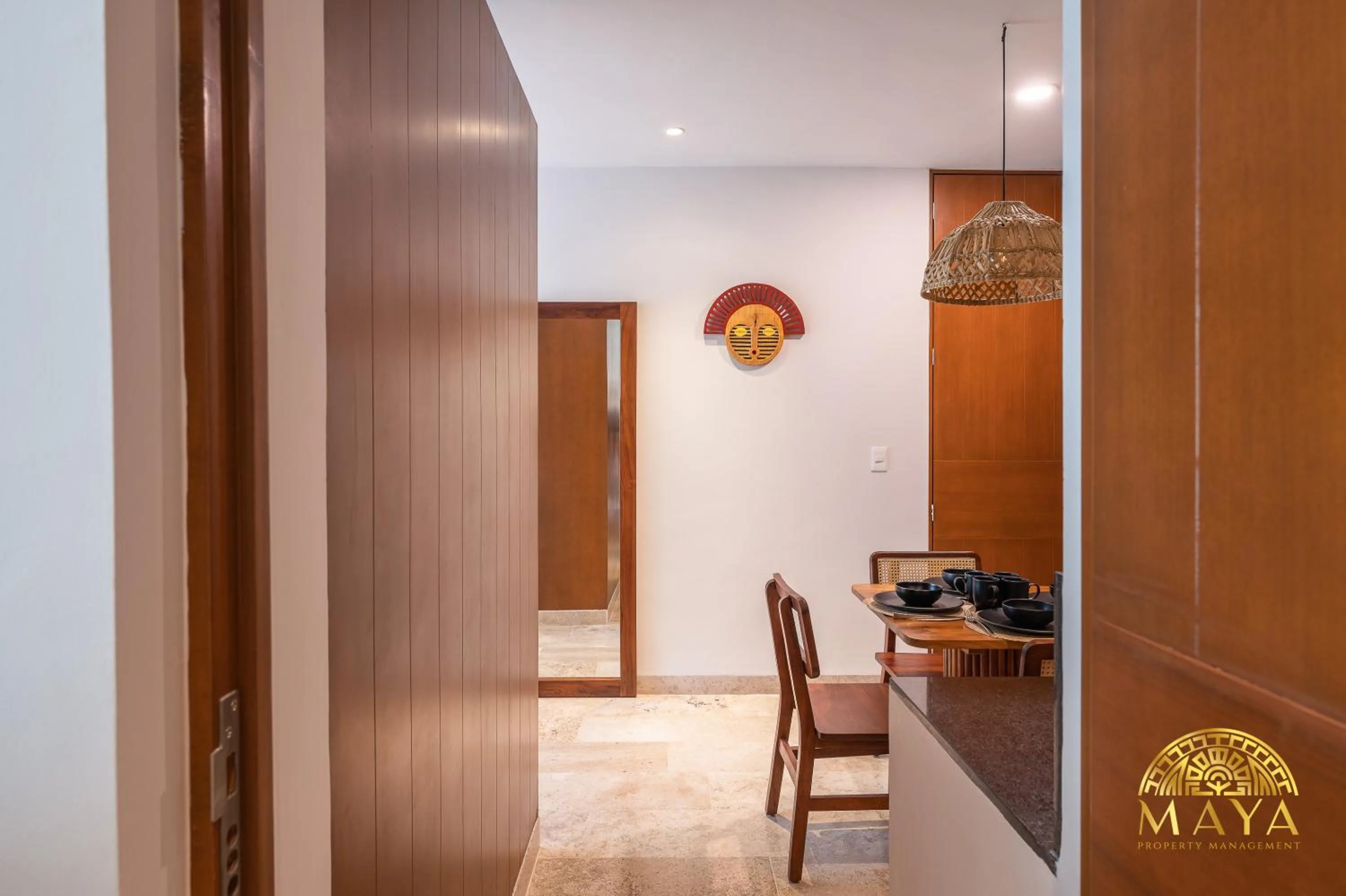 Kitchen or kitchenette in Nhoa Tulum Aparthotel by Maya PM