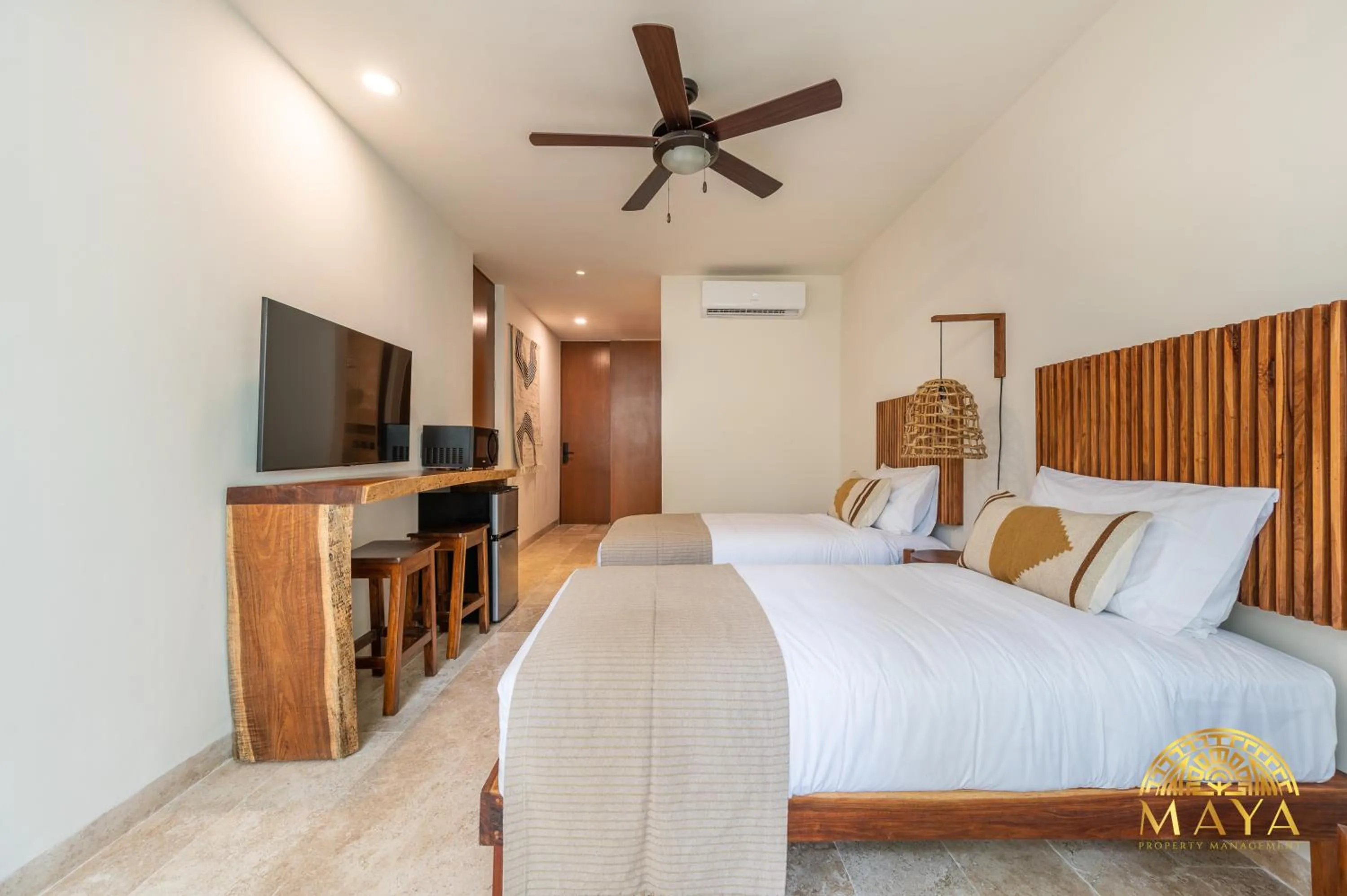 Bedroom, Bed in Nhoa Tulum Aparthotel by Maya PM