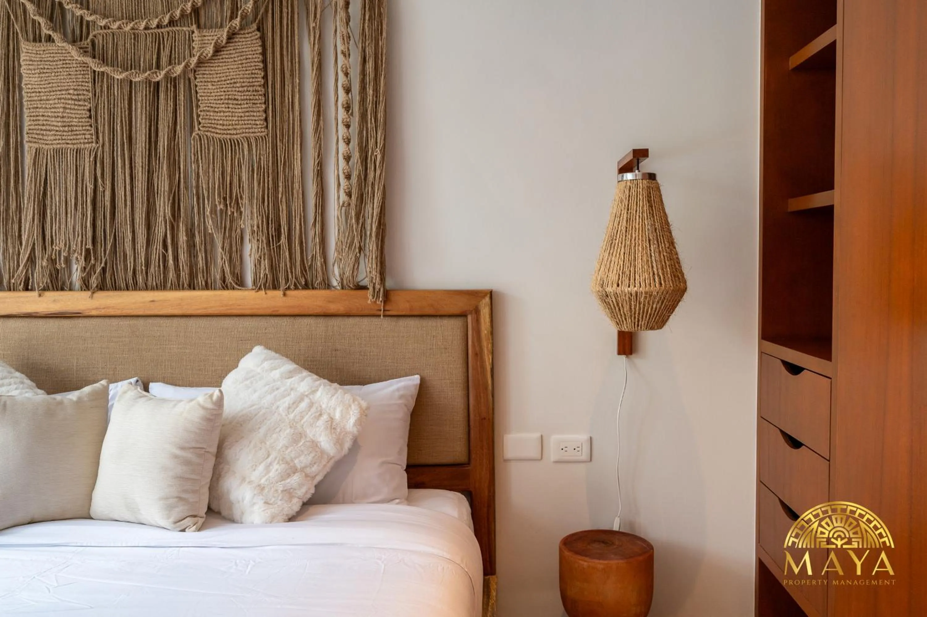 Bedroom, Bed in Nhoa Tulum Aparthotel by Maya PM