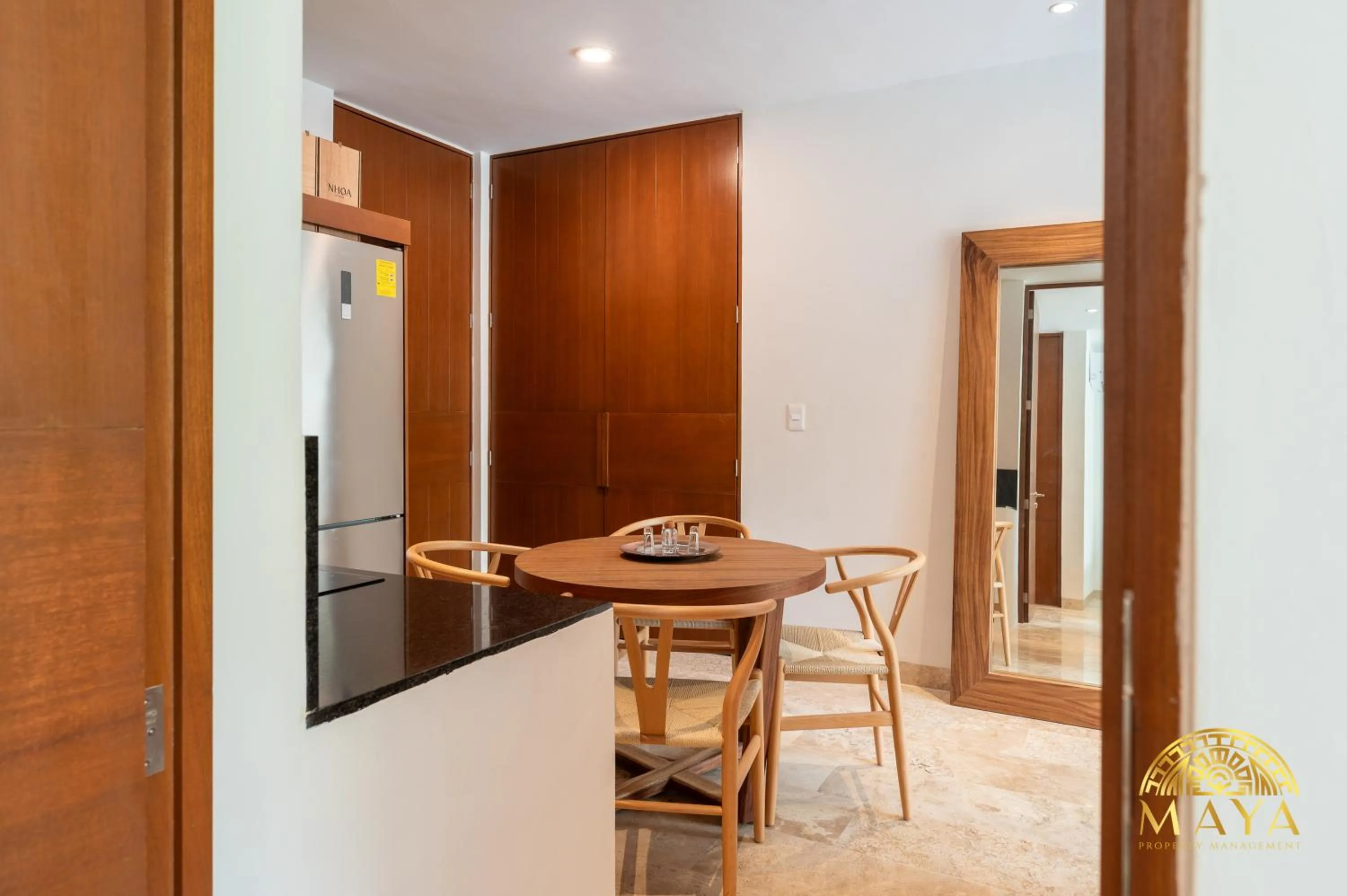 Dining area in Nhoa Tulum Aparthotel by Maya PM