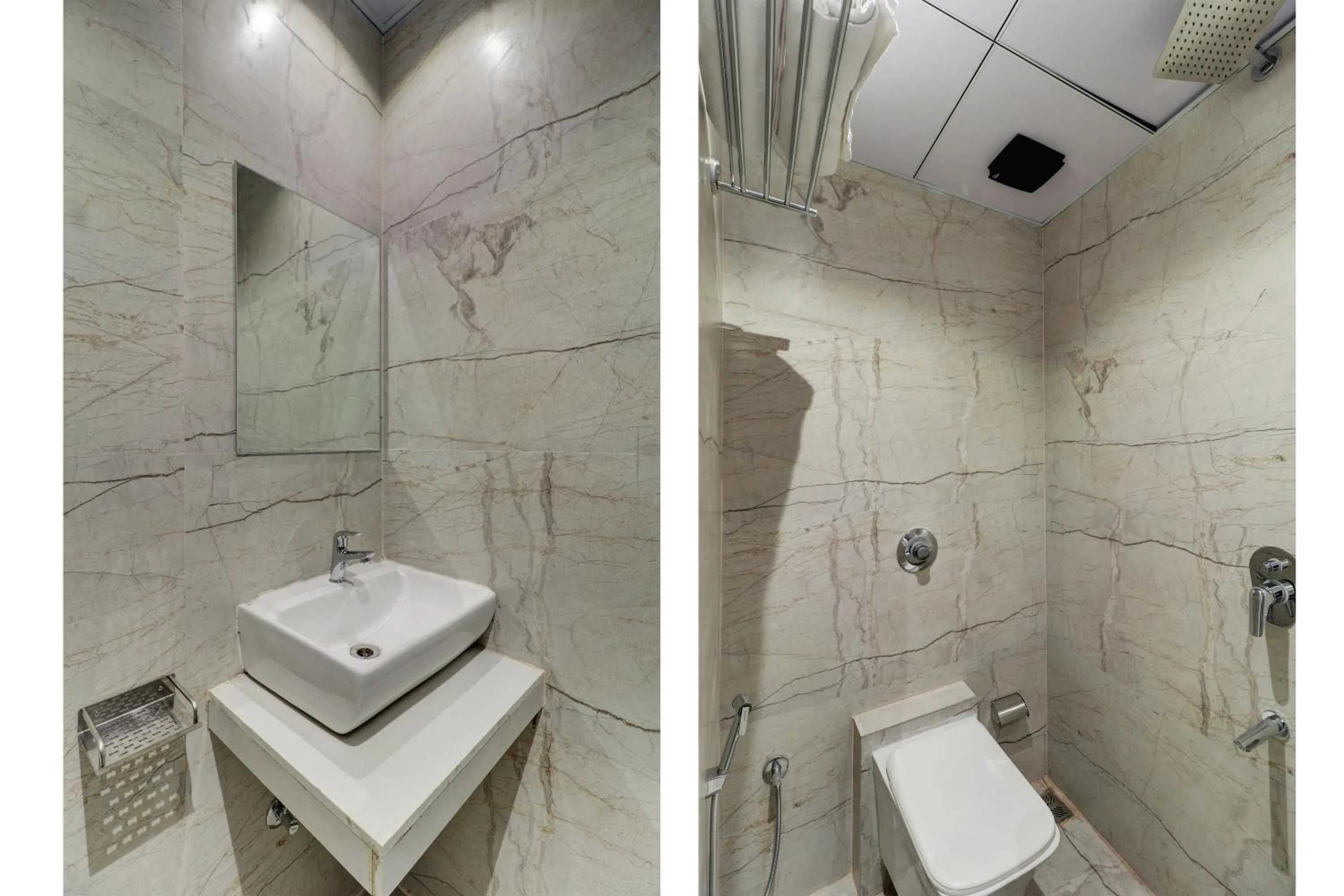 Shower in Hotel Isra International, BKC