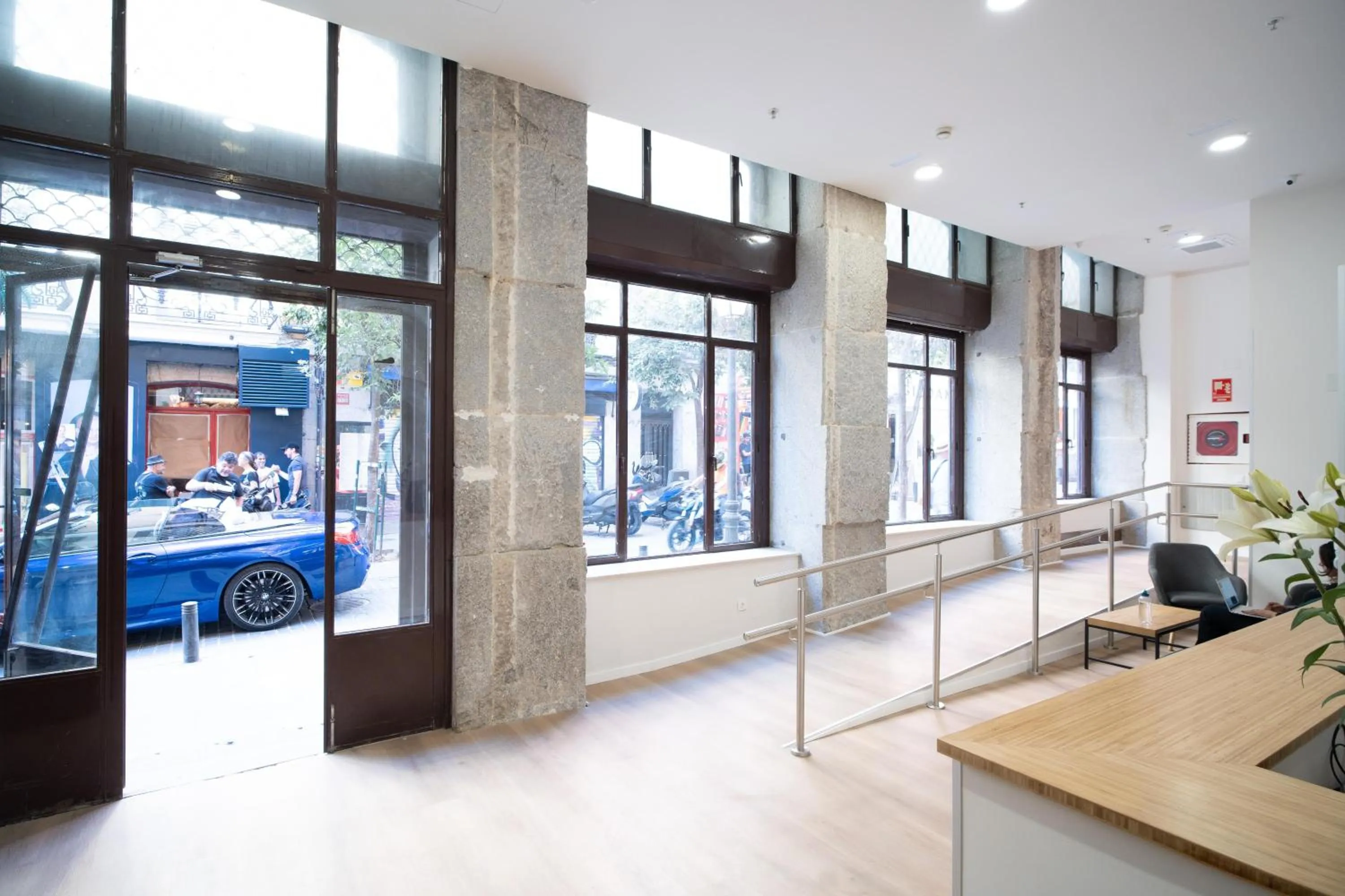 Lobby or reception in Adventure Hostel Madrid