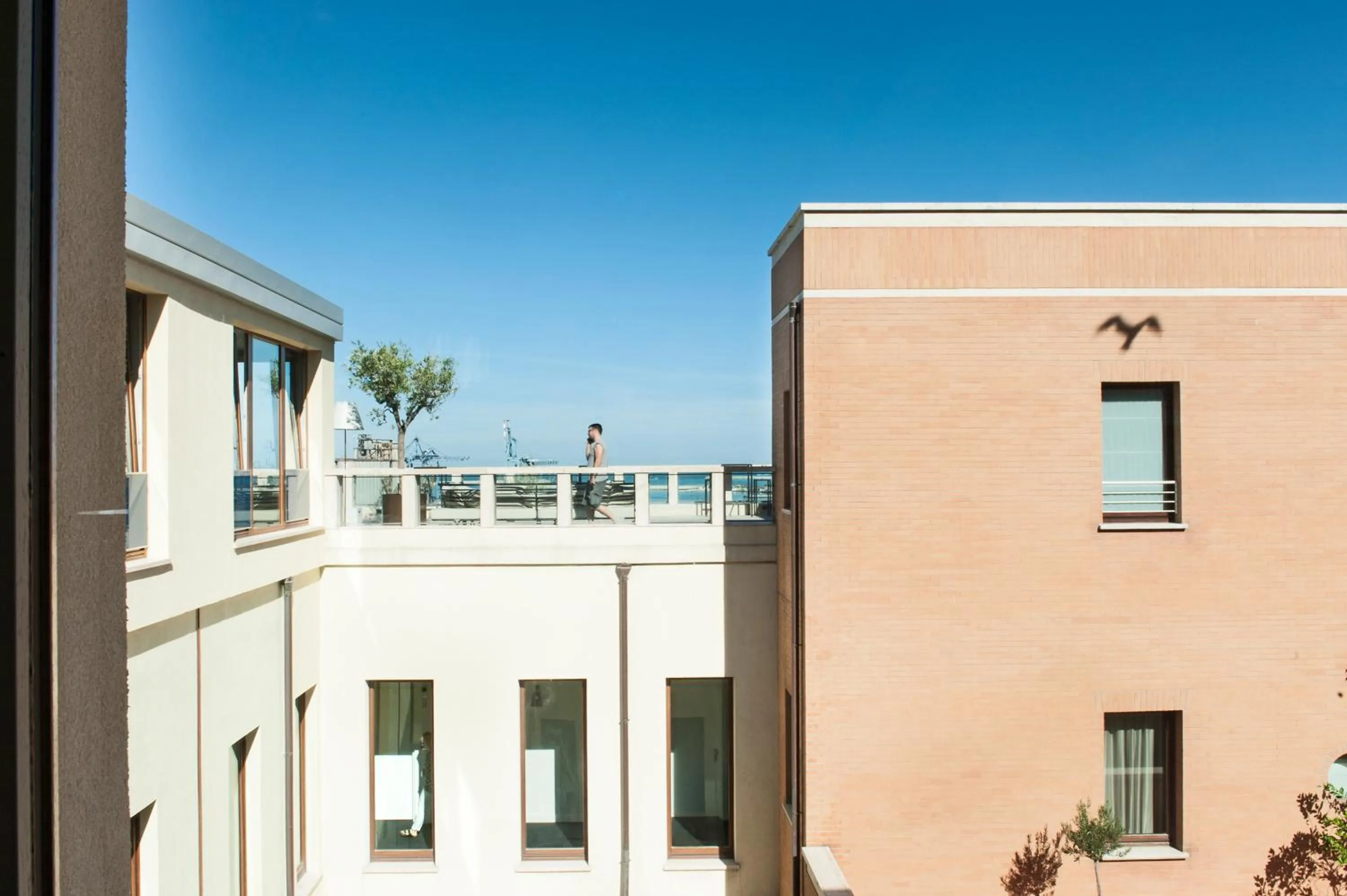 Facade/entrance in SeePort Hotel