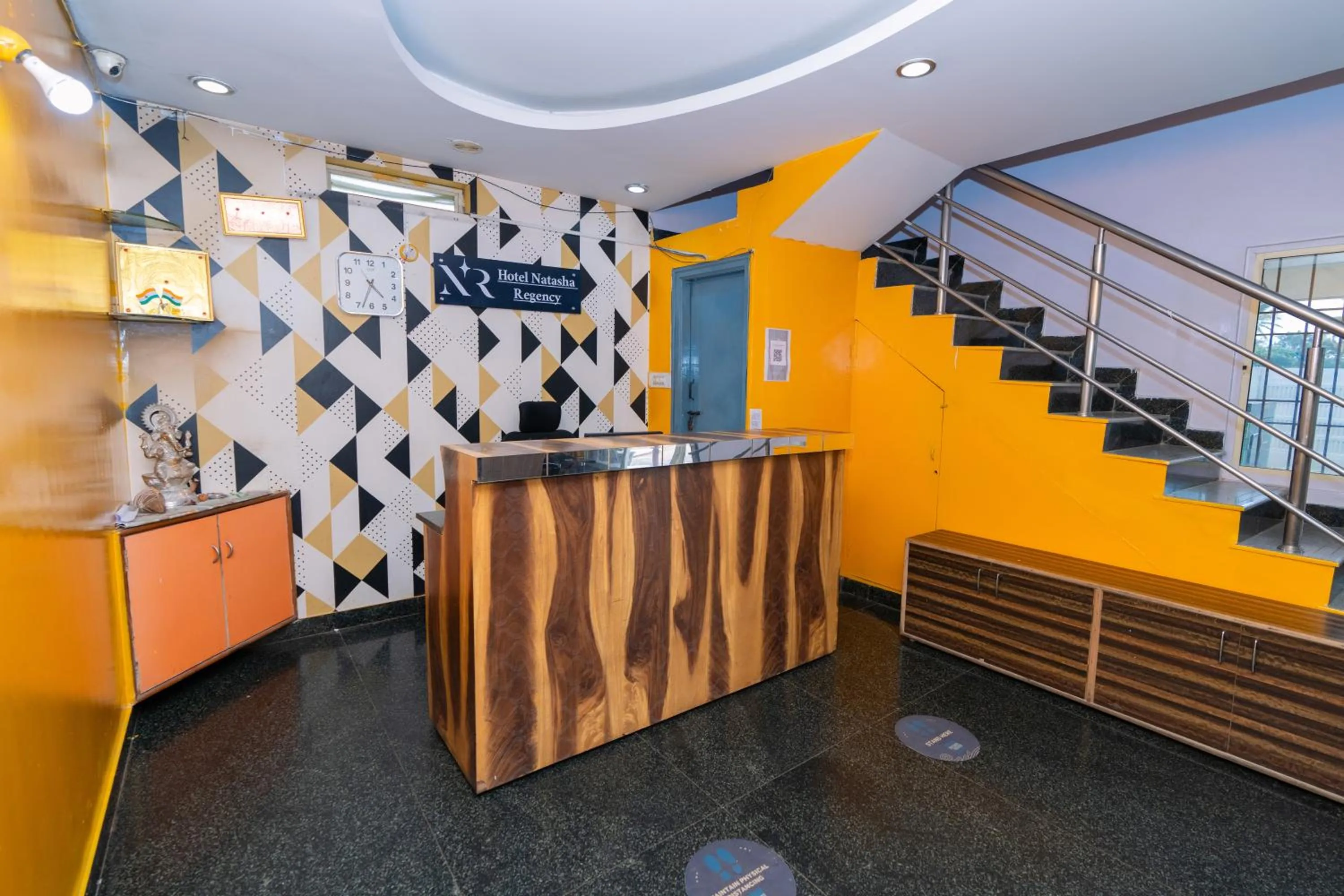 Lobby or reception in Hotel Natasha Regency Bangalore Airport