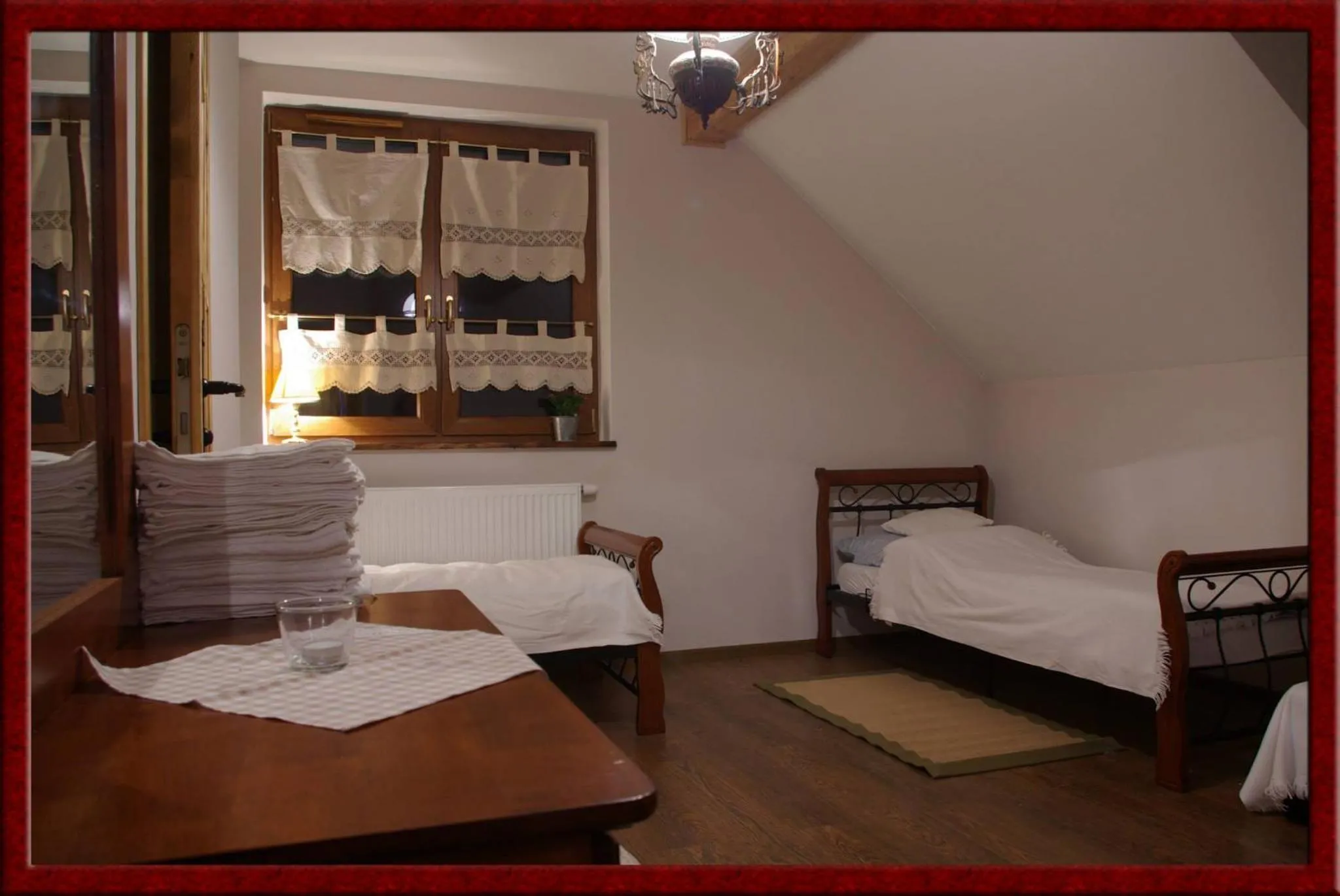 Bed in Kurnik Polski agroturystyka