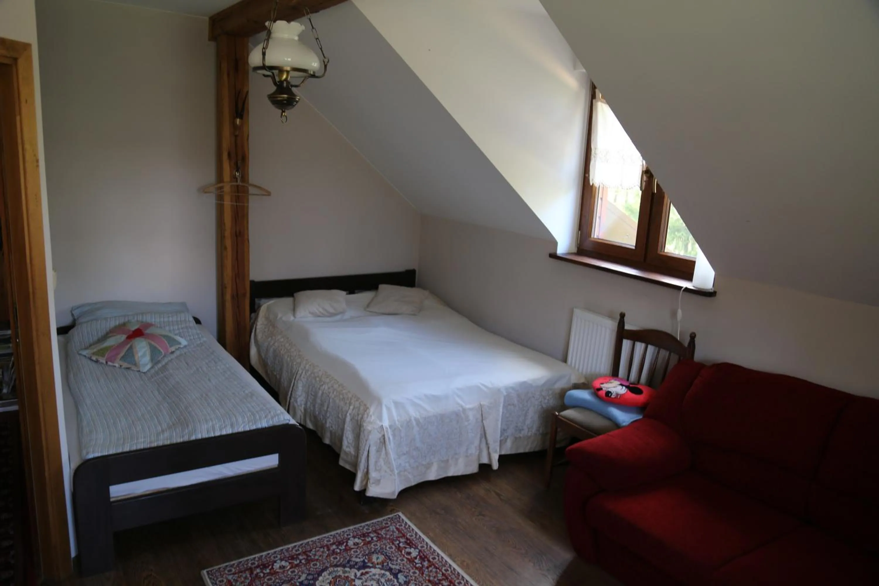 Photo of the whole room, Bed in Kurnik Polski agroturystyka