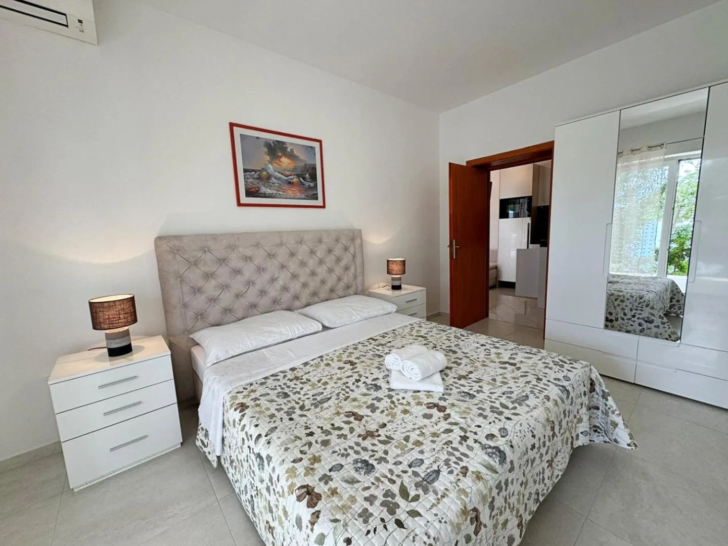 Bed in Apartments Scheich