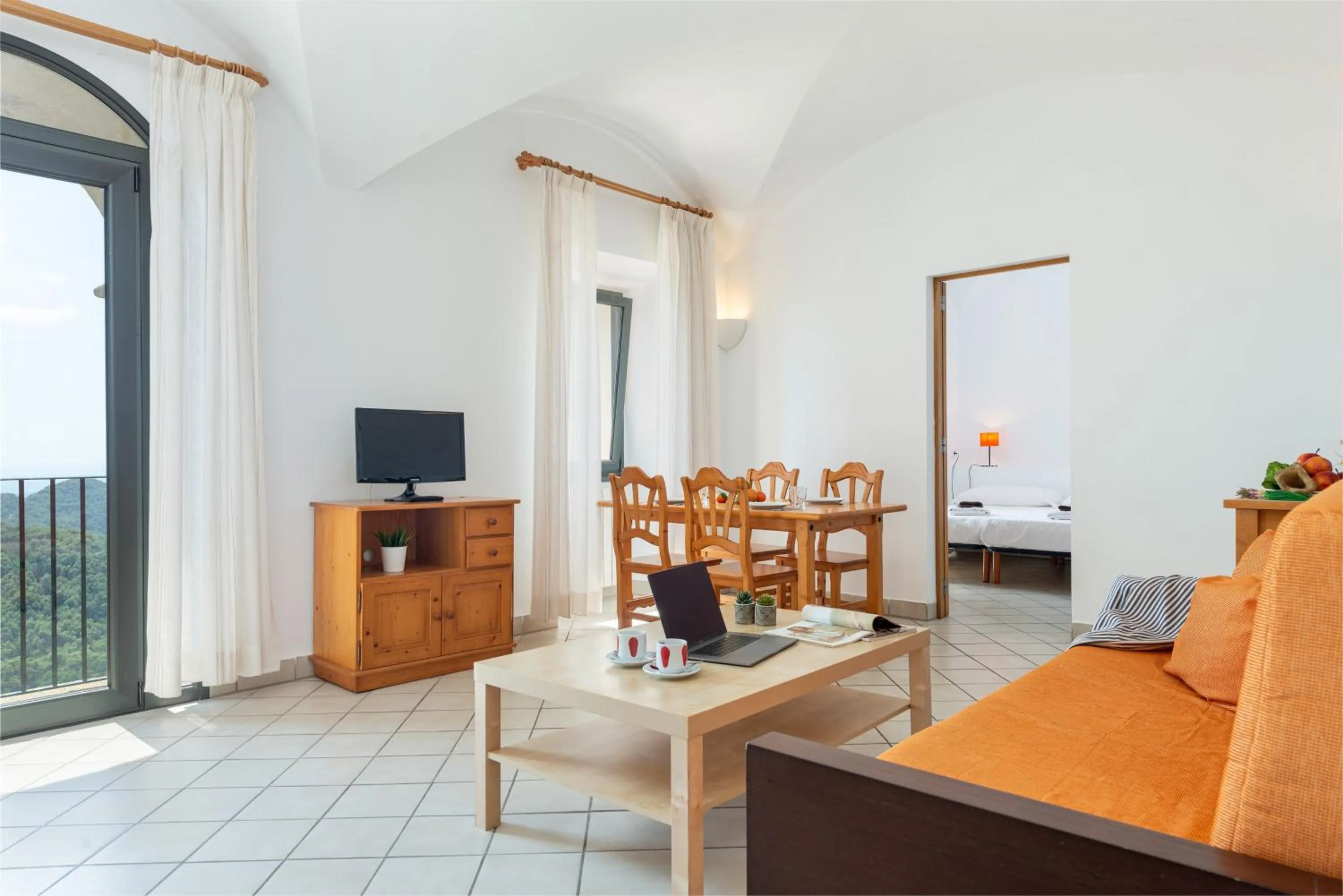 Living room in Petit Hotel Hostatgeria Sant Salvador