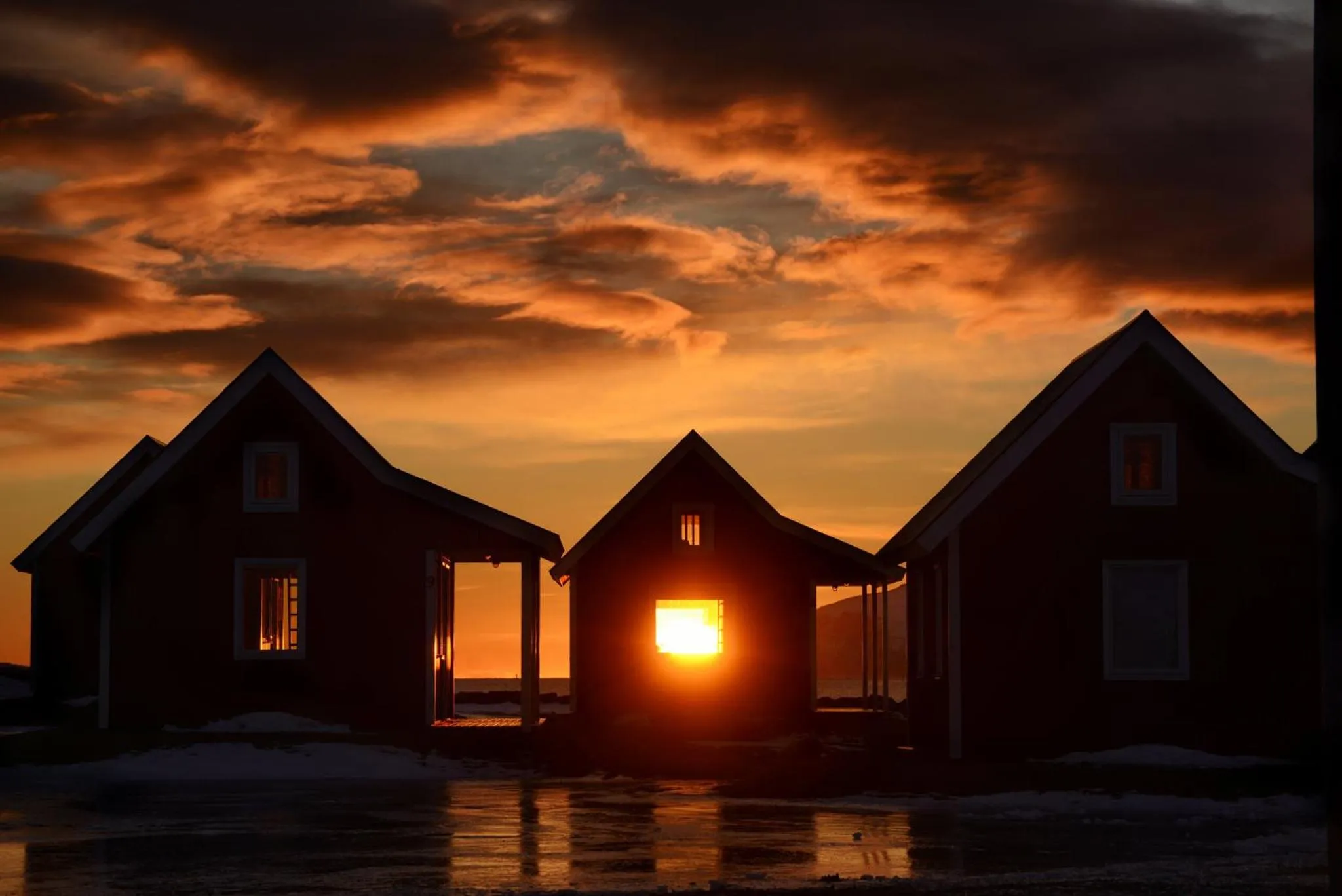Facade/entrance in Mjoeyri Travel Holiday Homes