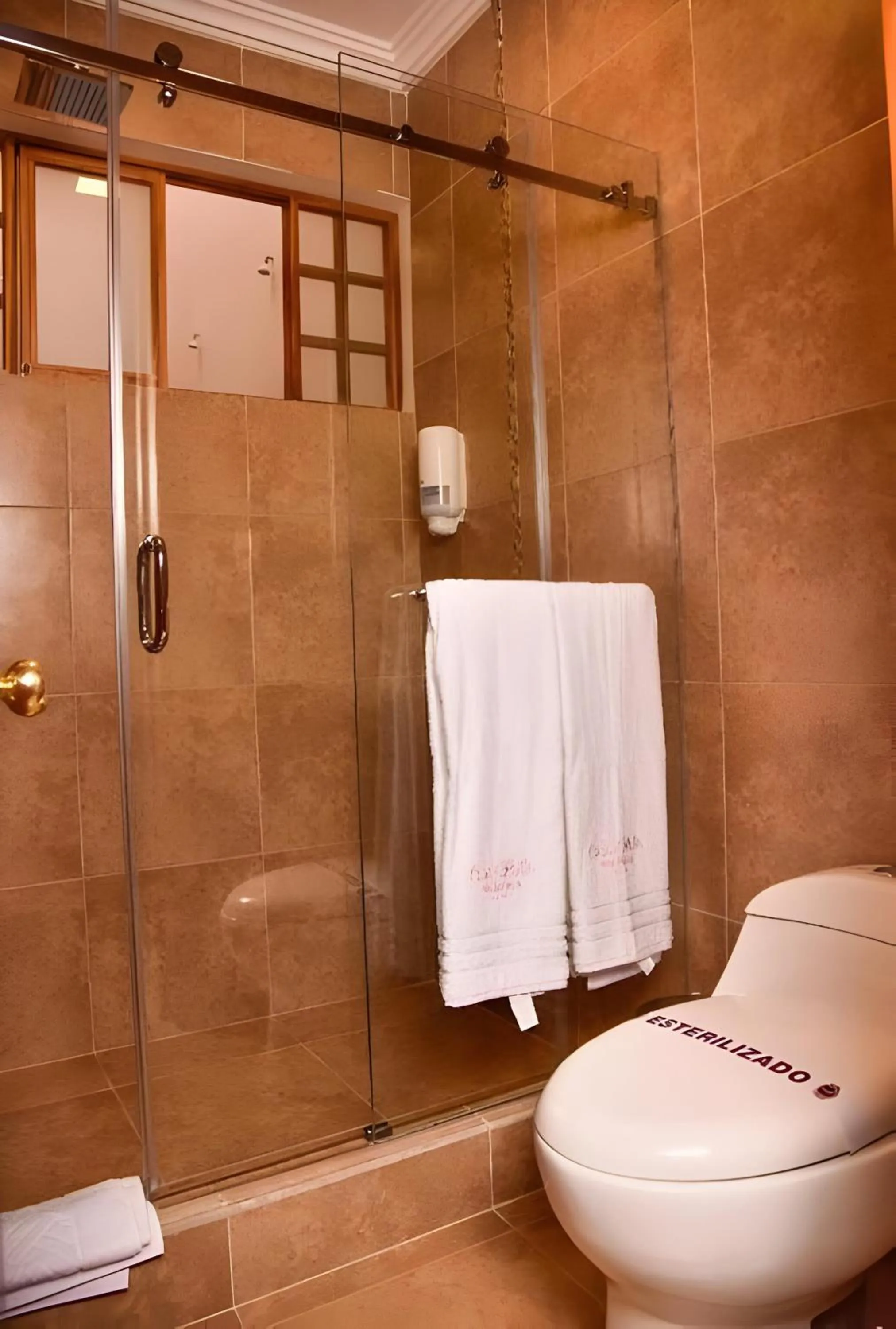 Shower in Hotel Boutique Casa Ruth en Cuenca