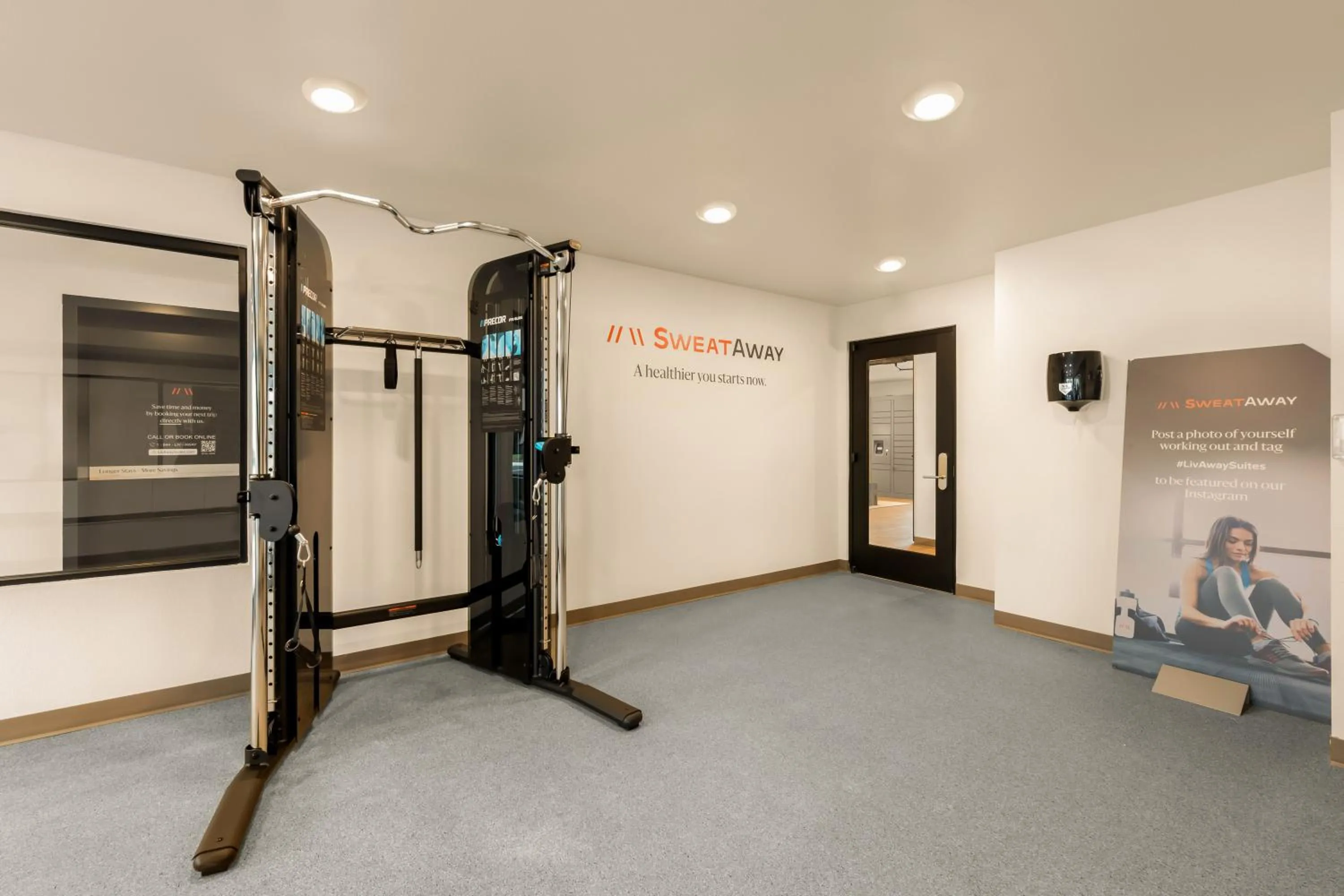 Fitness centre/facilities in LivAway Suites Nashville-Smyrna