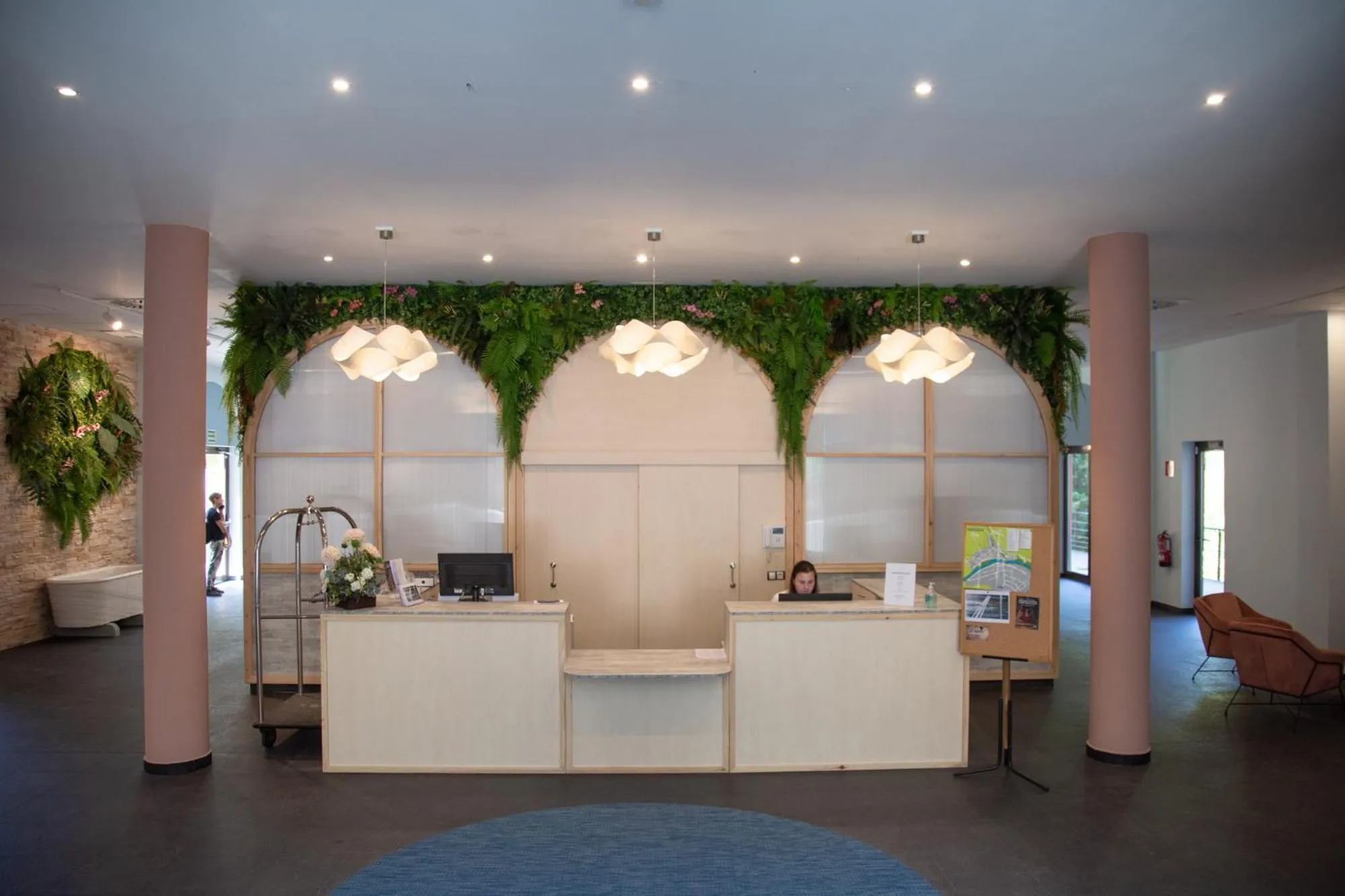 Lobby or reception in Hotel Real Balneario Carlos III