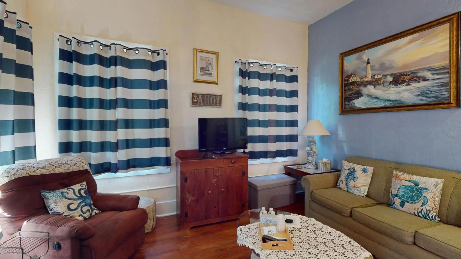 Living room in Casa Coquina del mar Bed and Breakfast
