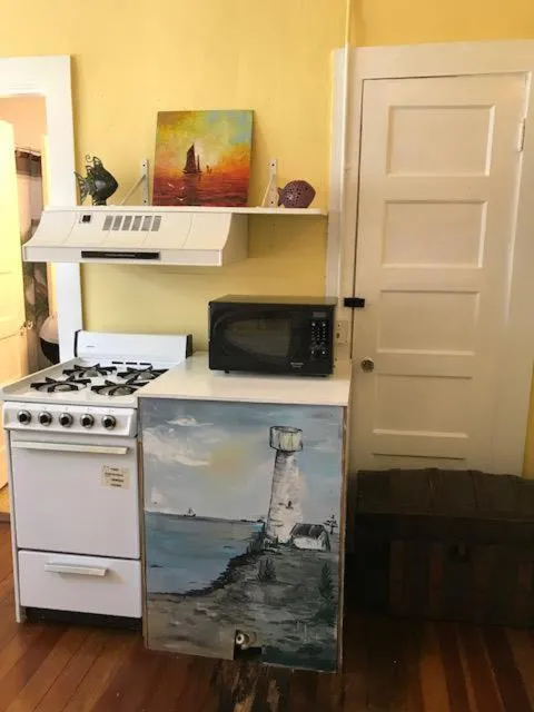 Kitchen or kitchenette in Casa Coquina del mar Bed and Breakfast