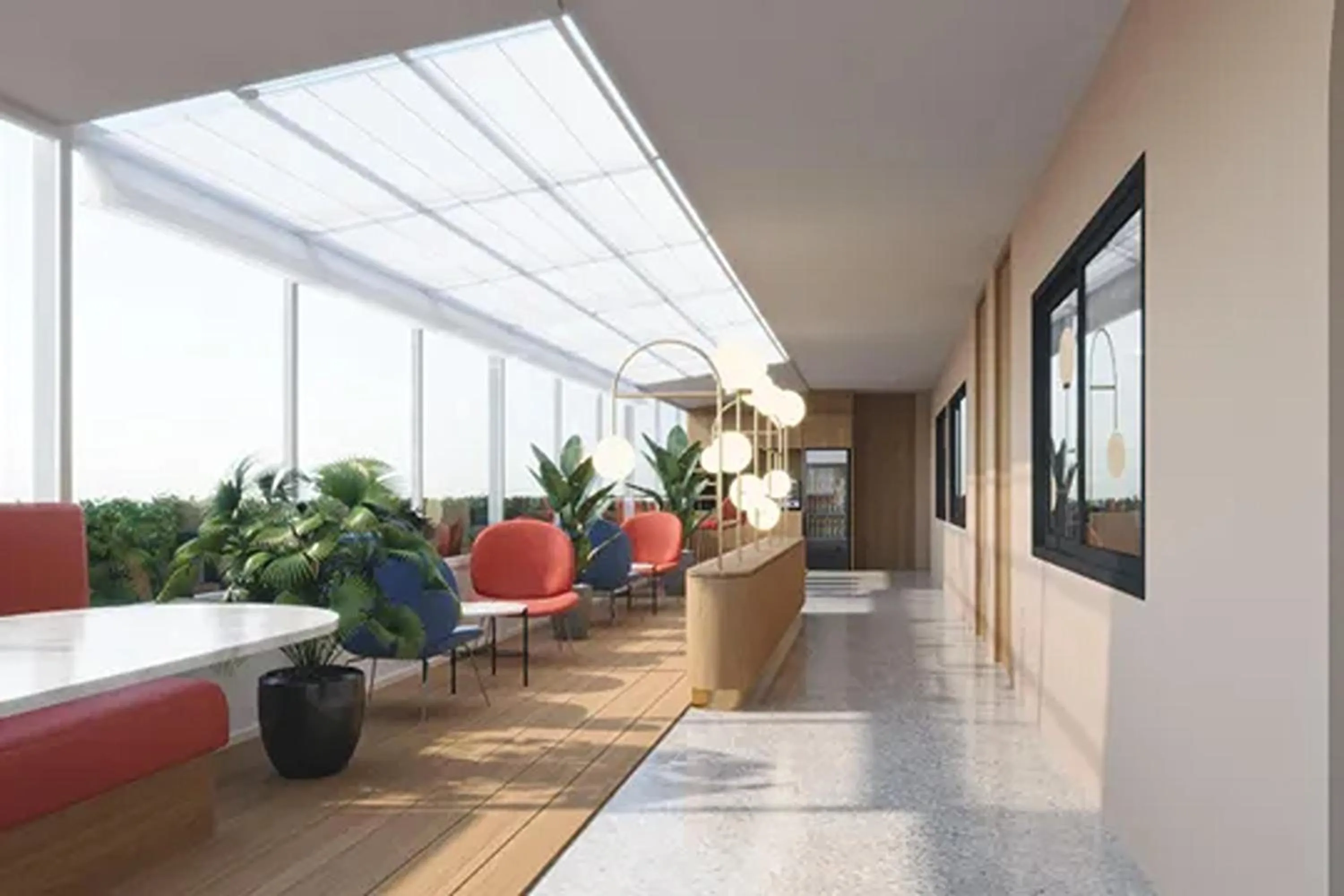 Seating area in Parcel Hotel Bangkok