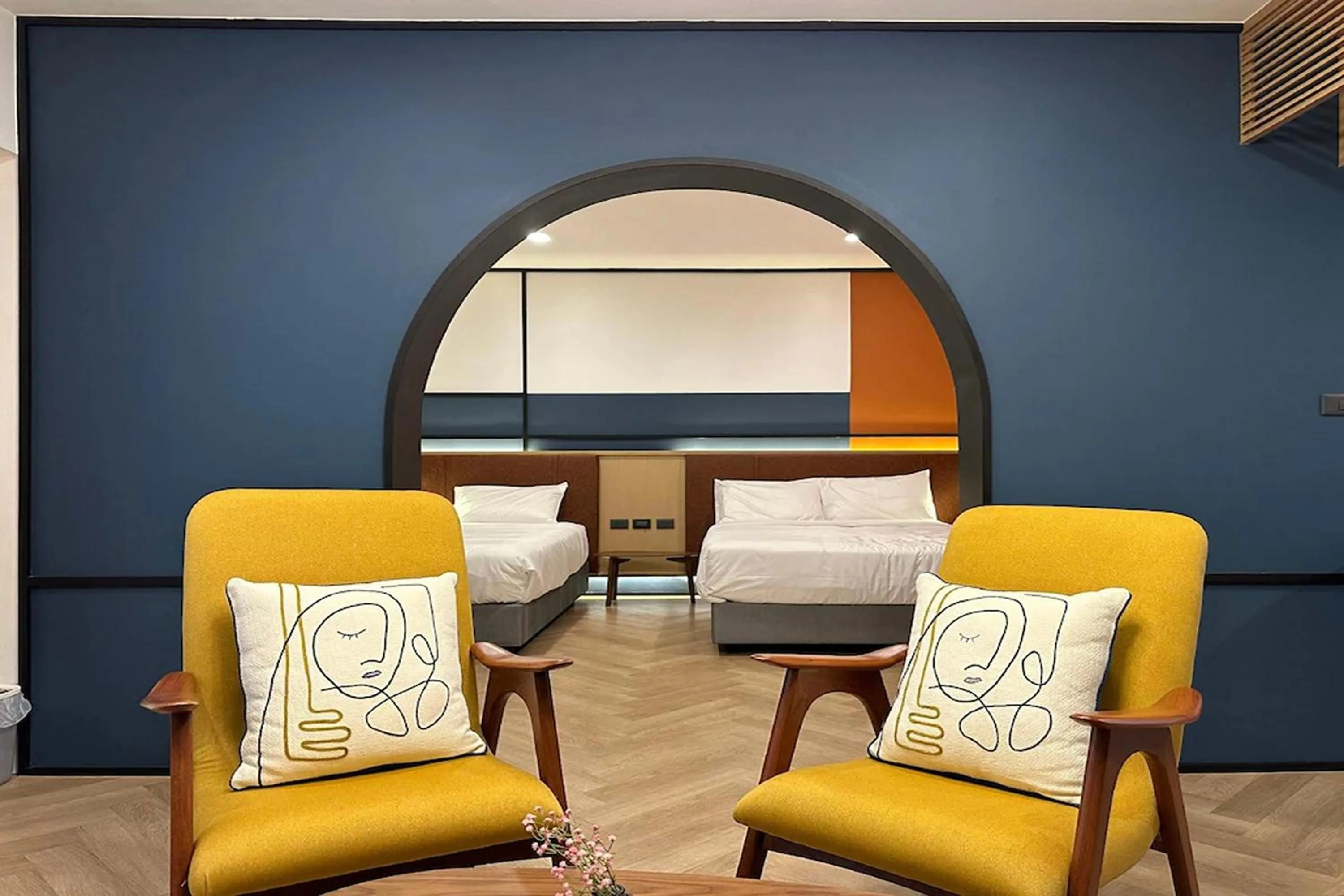 Seating area in Parcel Hotel Bangkok