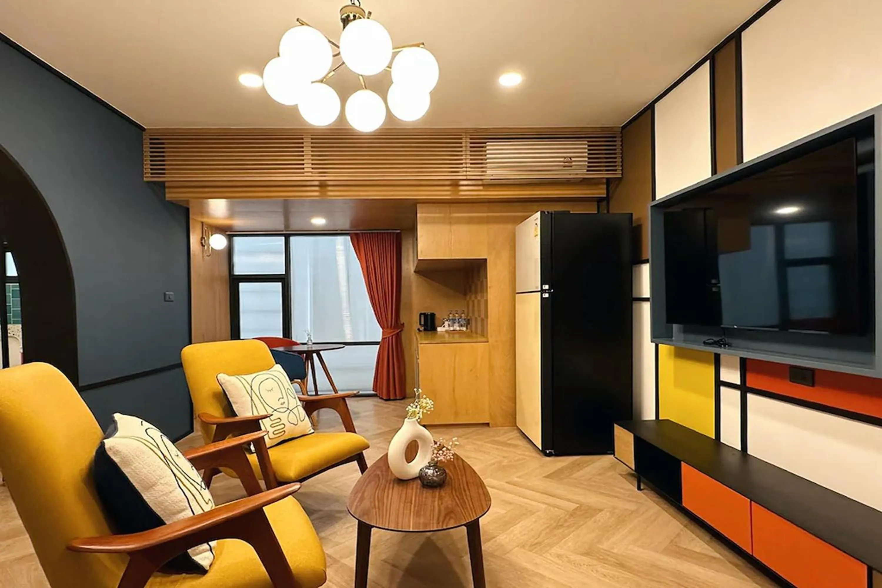 Seating area in Parcel Hotel Bangkok