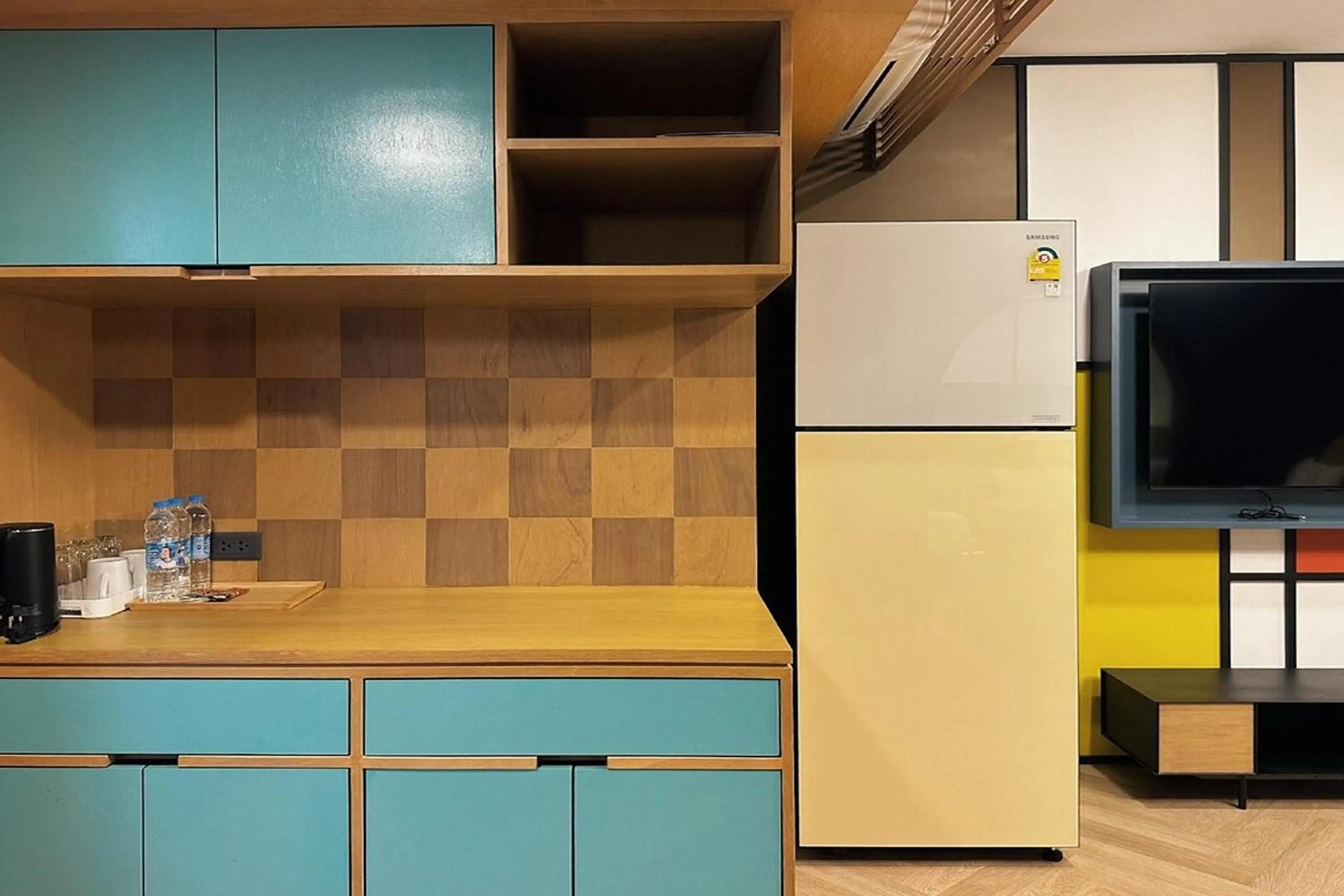 Kitchen or kitchenette in Parcel Hotel Bangkok