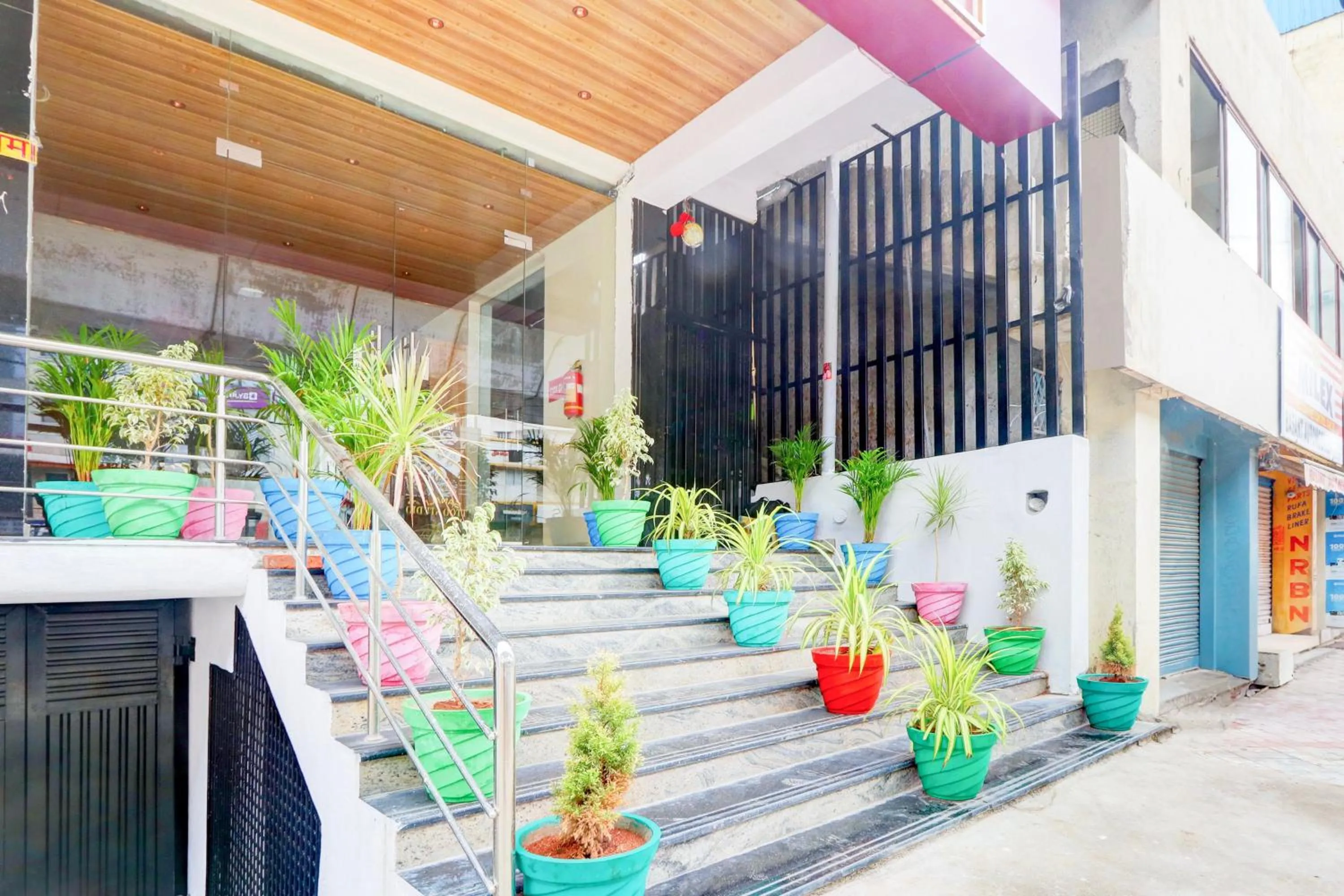 Facade/entrance in Super Townhouse CASA GRAND HIMAYATNAGAR