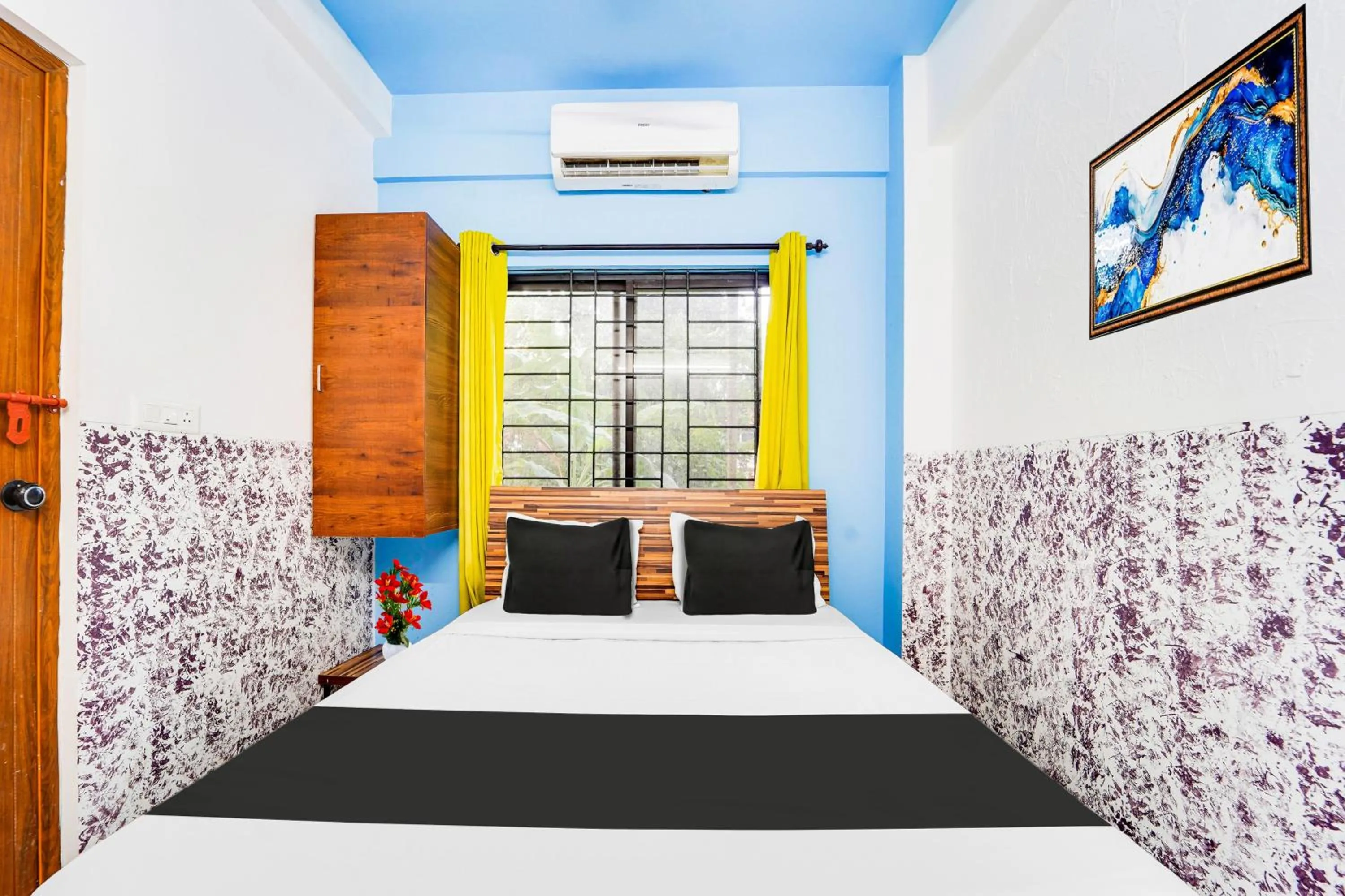 Bedroom, Bed in Super Hotel O Cheranelloor Aster Medicity Formerly Abriz Residency