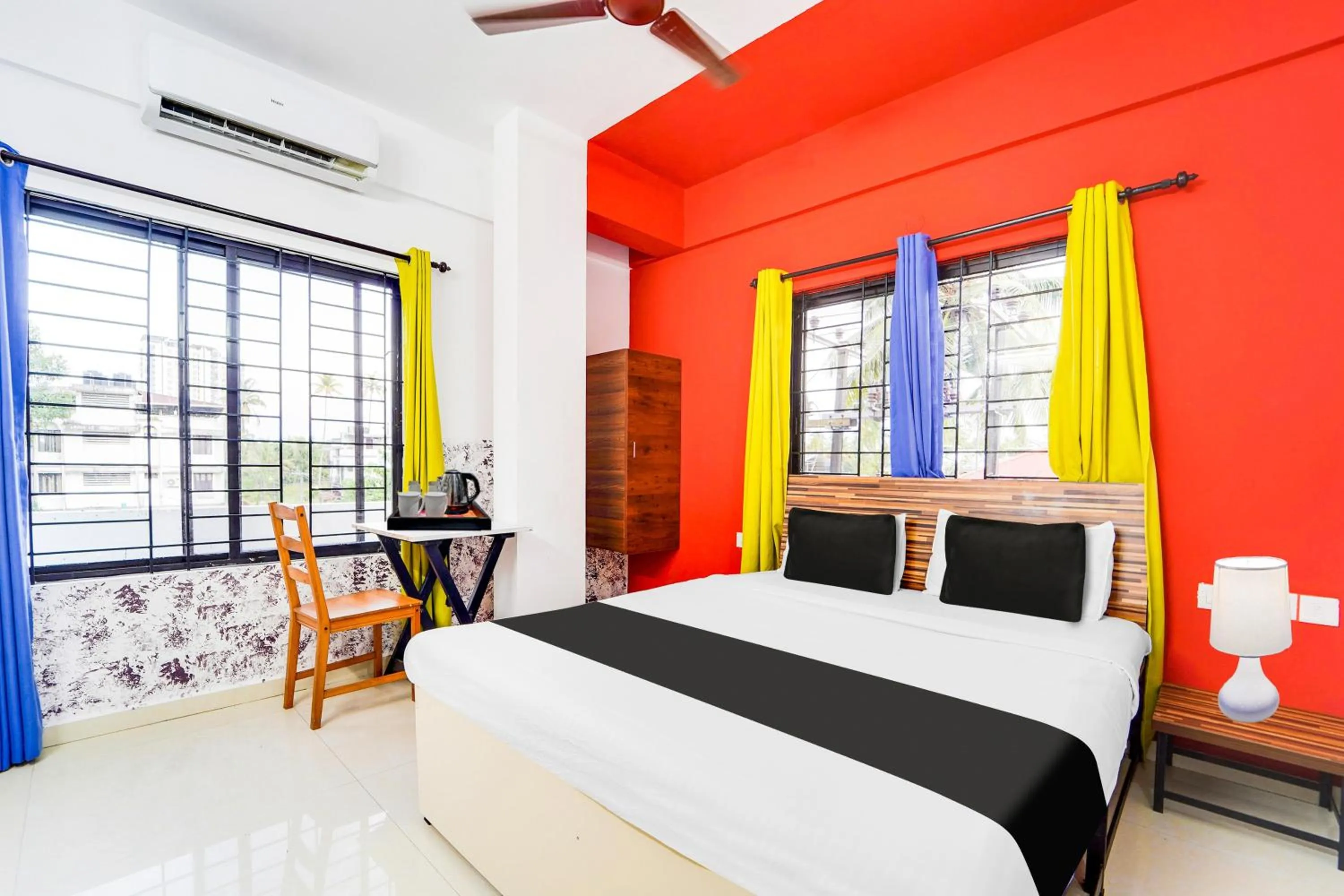 Bedroom, Bed in Super Hotel O Cheranelloor Aster Medicity Formerly Abriz Residency