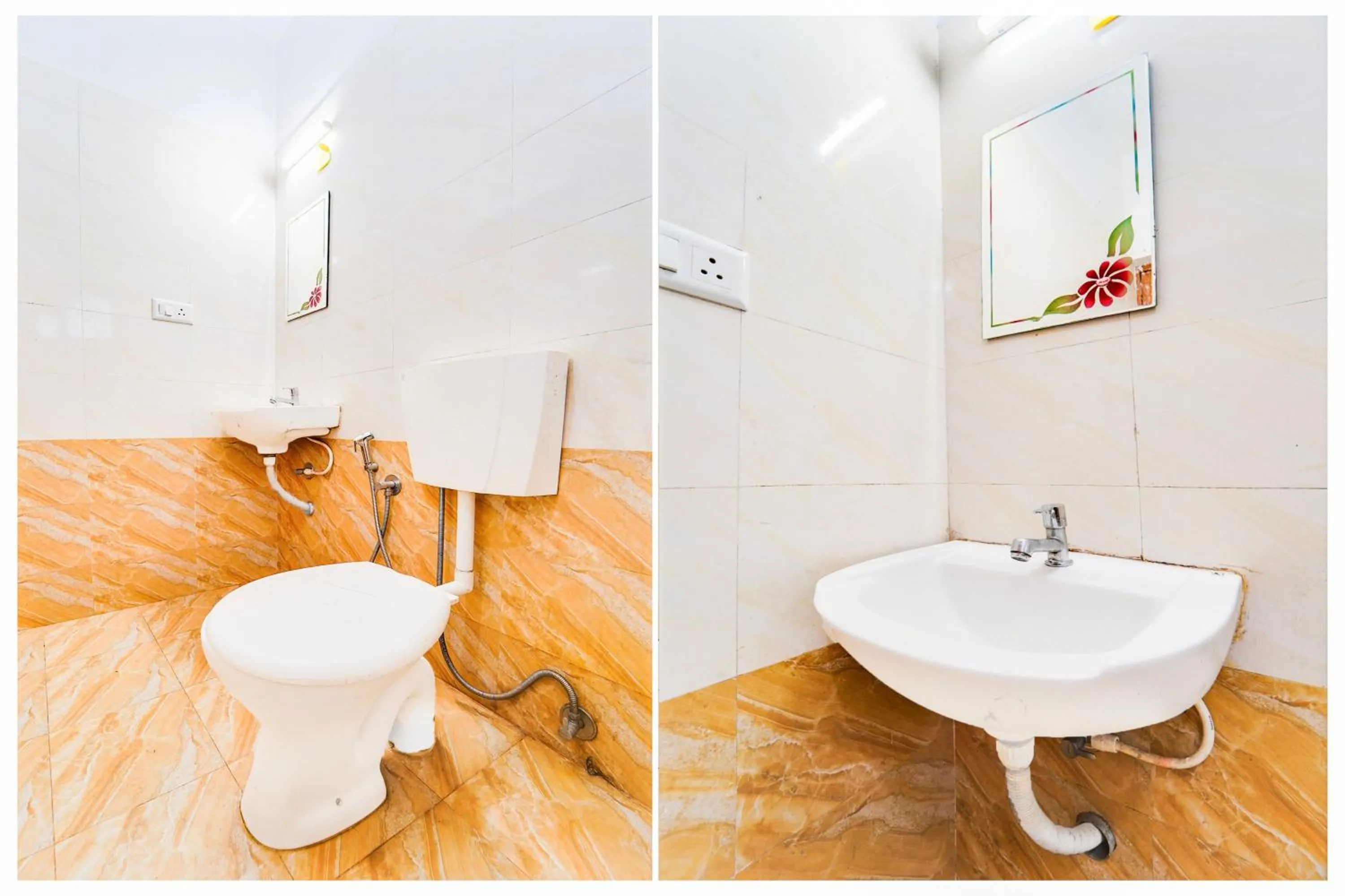 Bathroom in Super Hotel O Cheranelloor Aster Medicity Formerly Abriz Residency