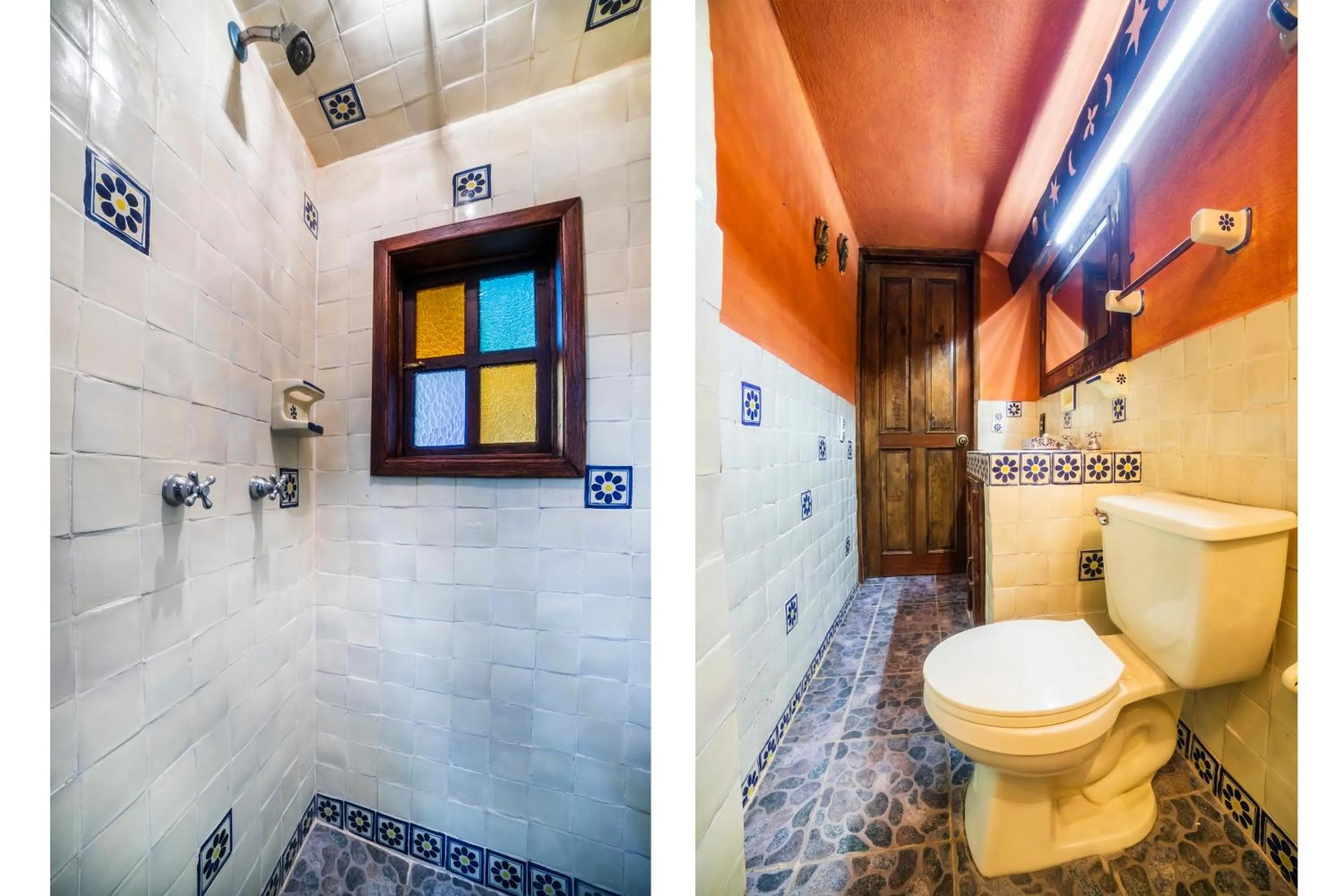 Bathroom in OYO Hotel El Mineral, Tlalpujahua