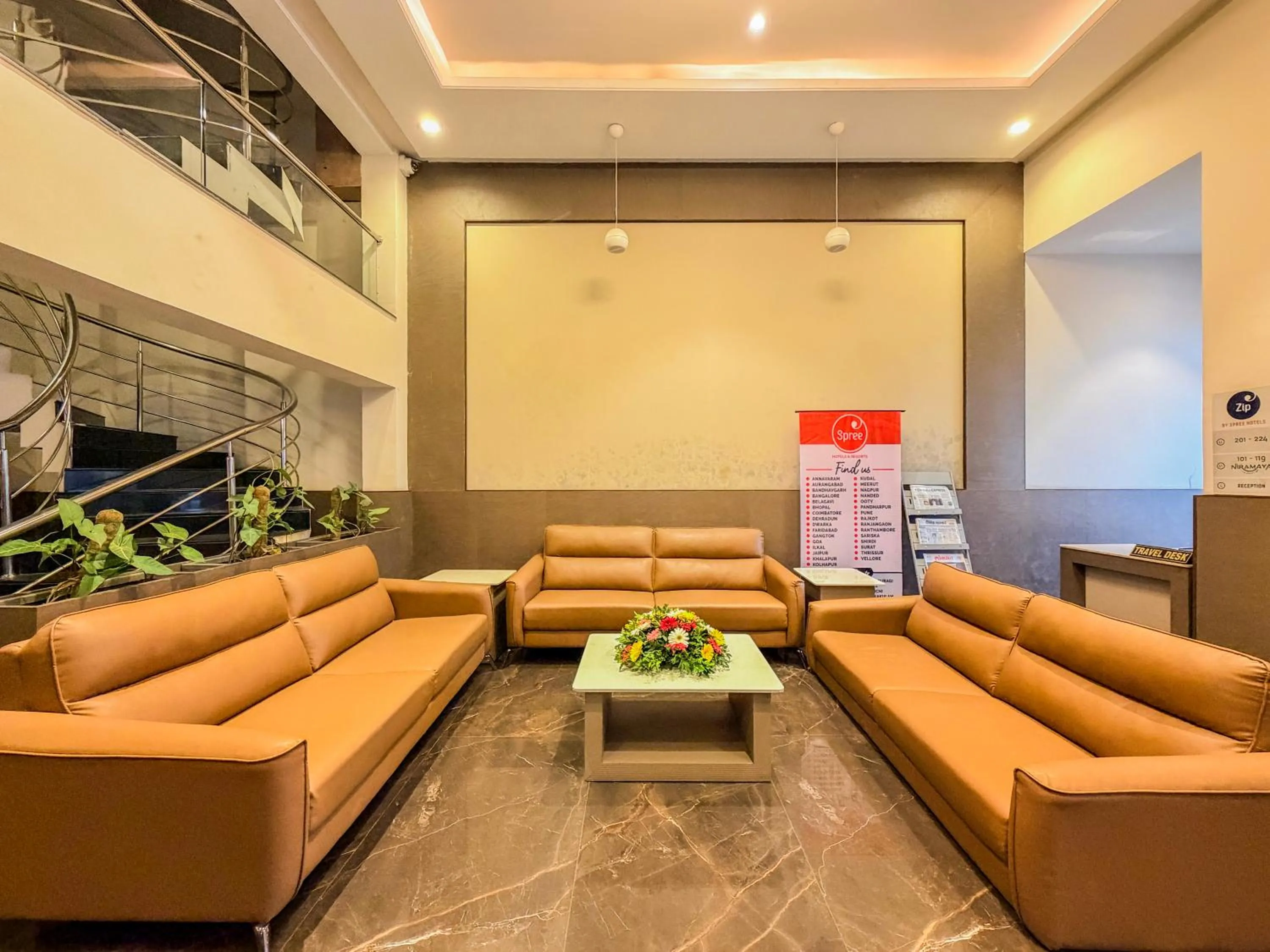Lobby or reception in Zip by Spree Hotels Shirdi - Walkable Distance from Sai Baba Temple