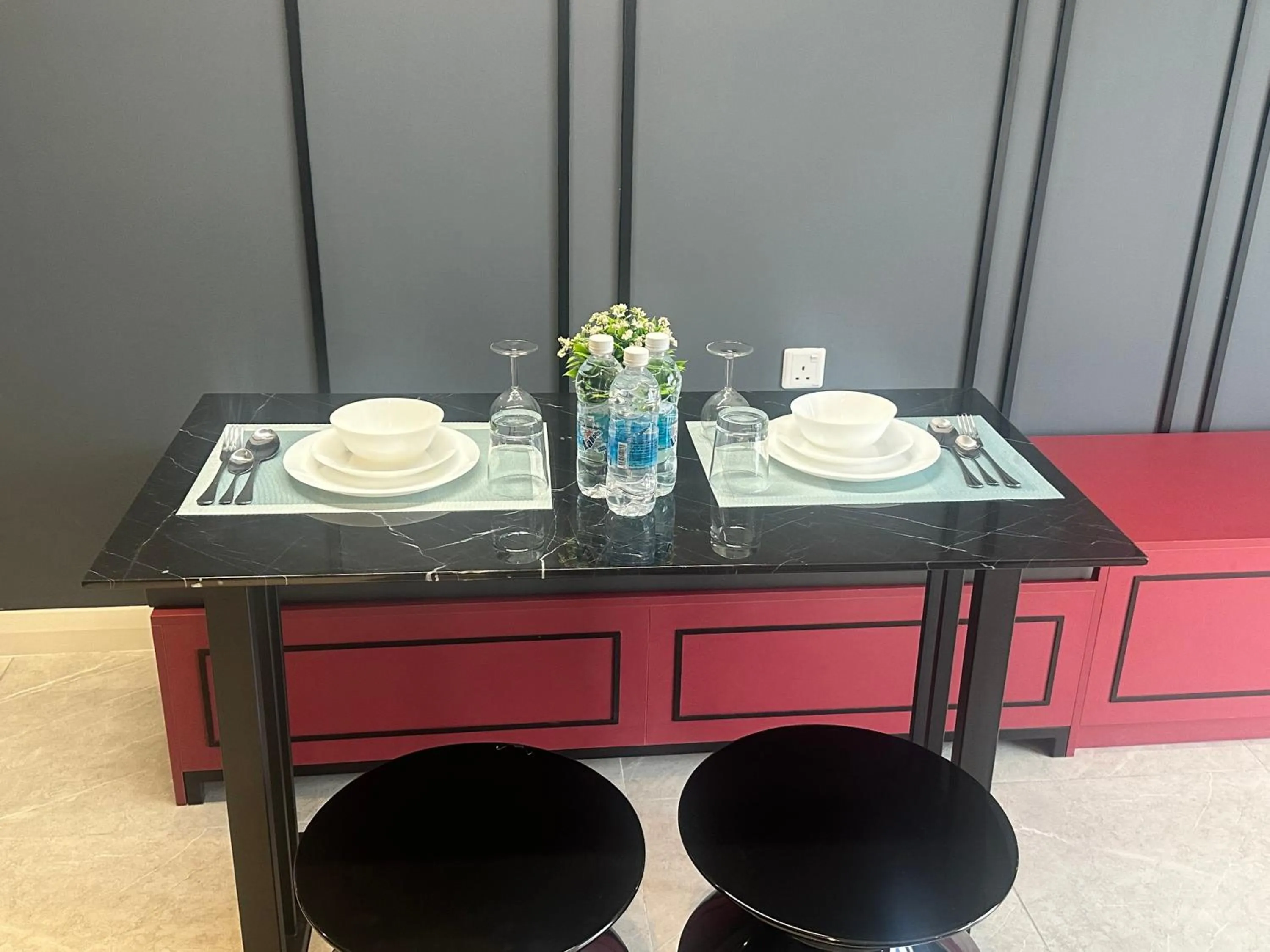 Dining area in Axon Residence Suites KL