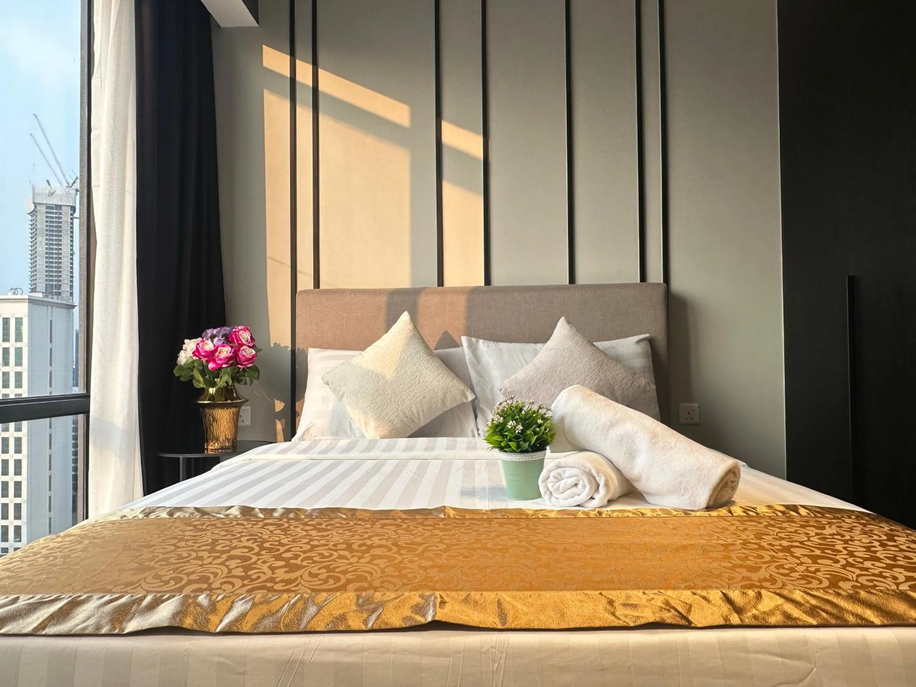 Bed in Axon Residence Suites KL