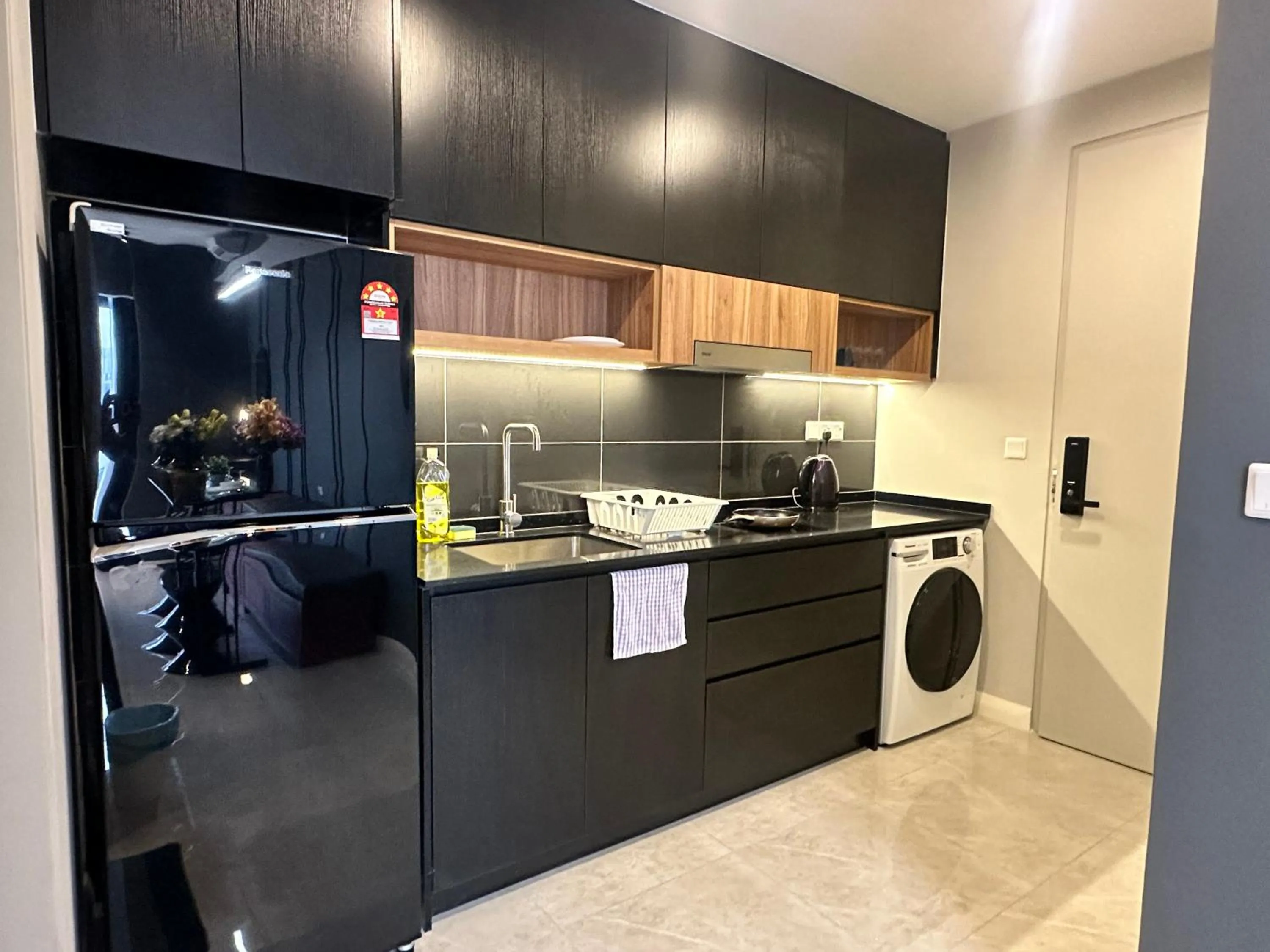 Kitchen or kitchenette in Axon Residence Suites KL