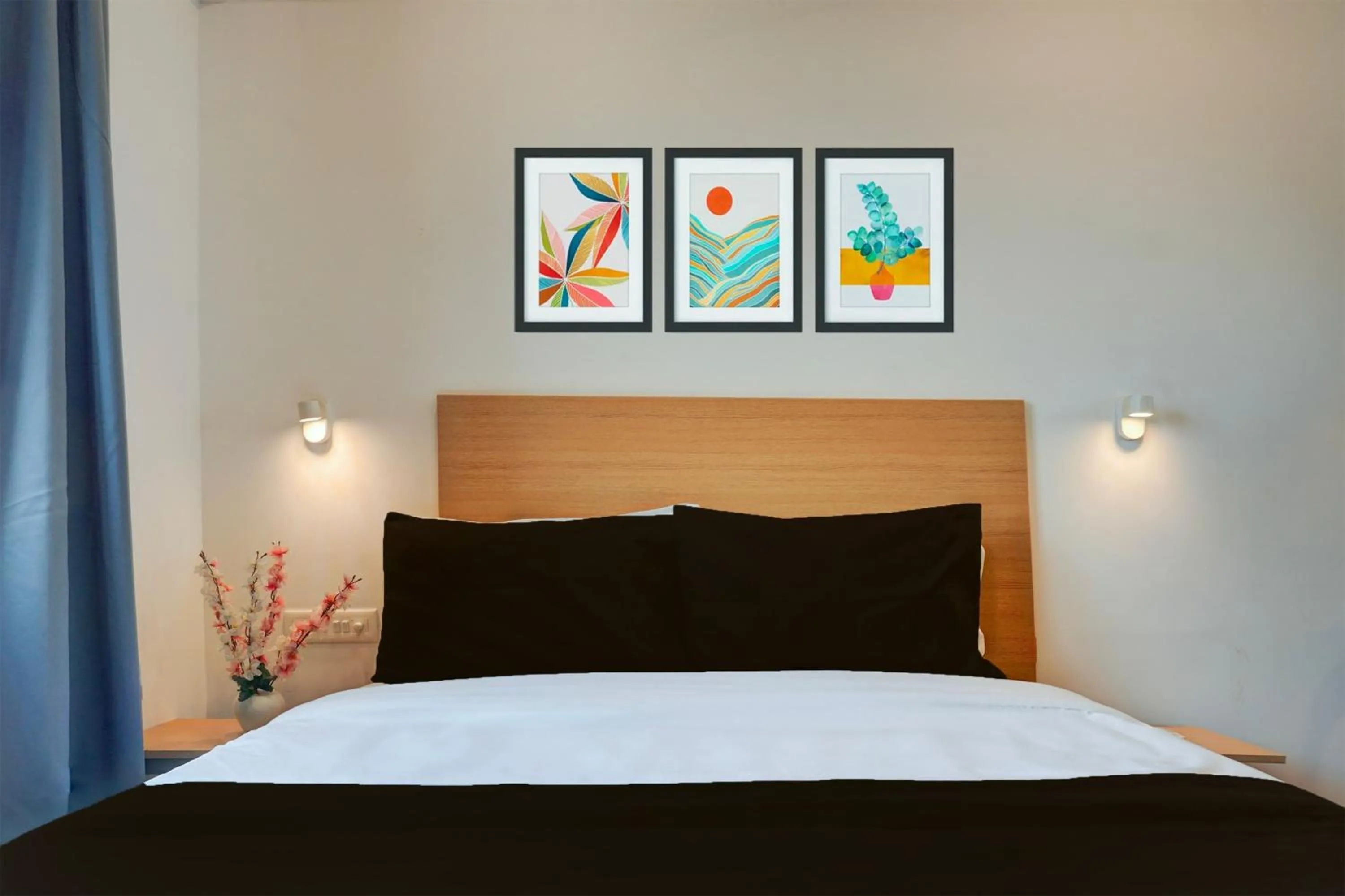 Bedroom, Bed in Super Townhouse Balewadi