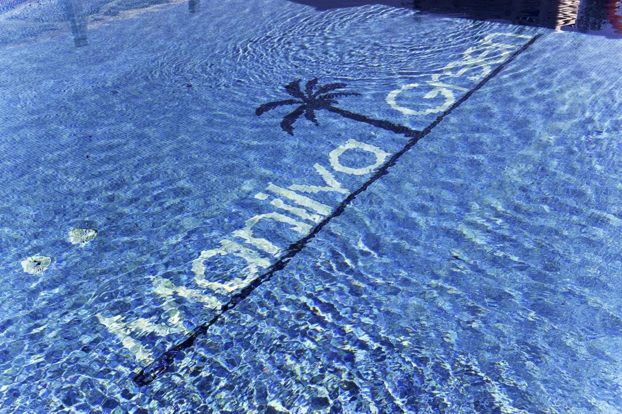 Swimming pool in Apartamentos Manilva Green