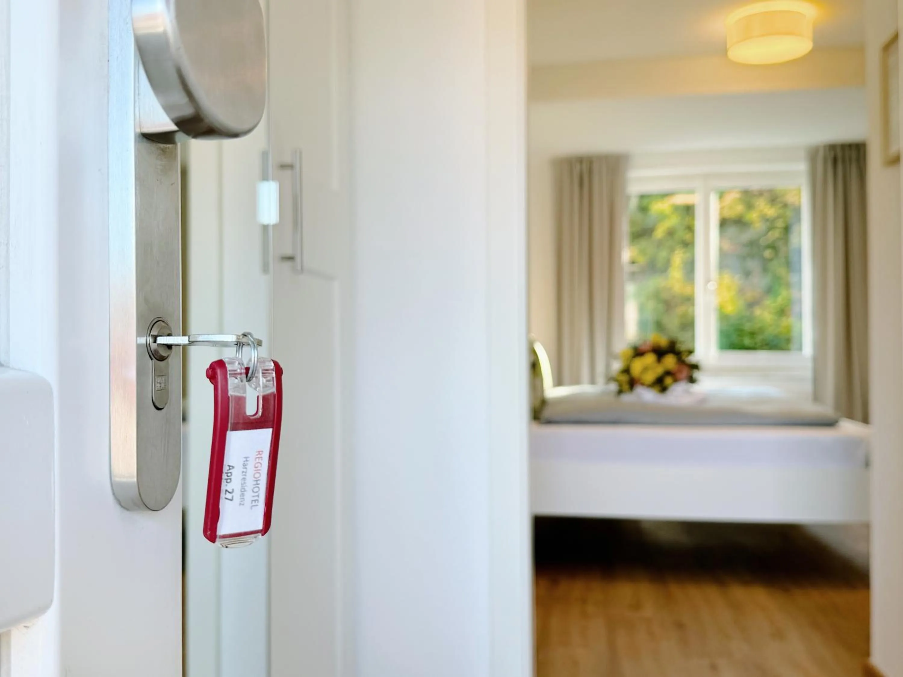 Photo of the whole room, Bed in REGIOHOTEL Harzresidenz Wernigerode - #Familienfreundlich #FrischRenoviert #Waschmaschine #FreeParking