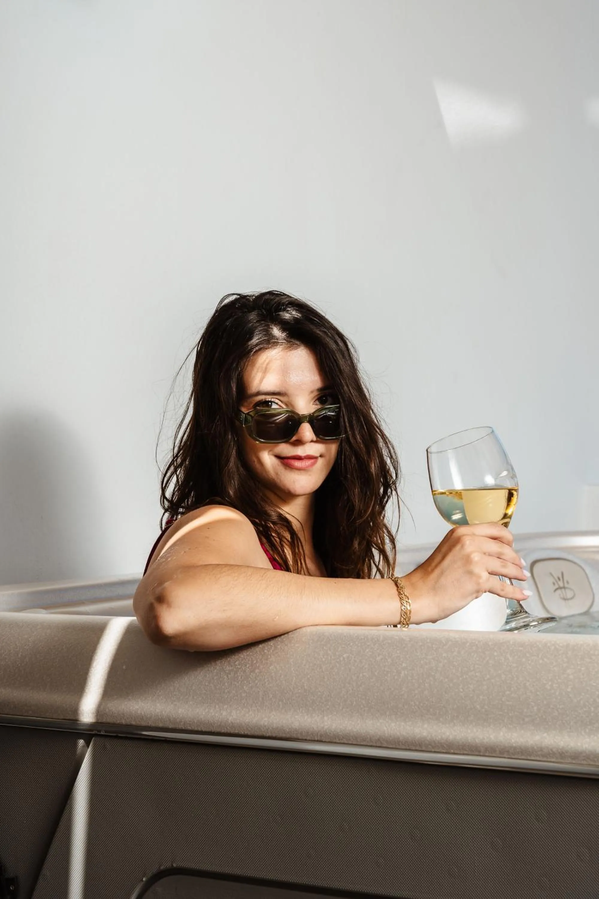 Shower in Thalelion 3 bedroom Villas with private pool and Jacuzzi