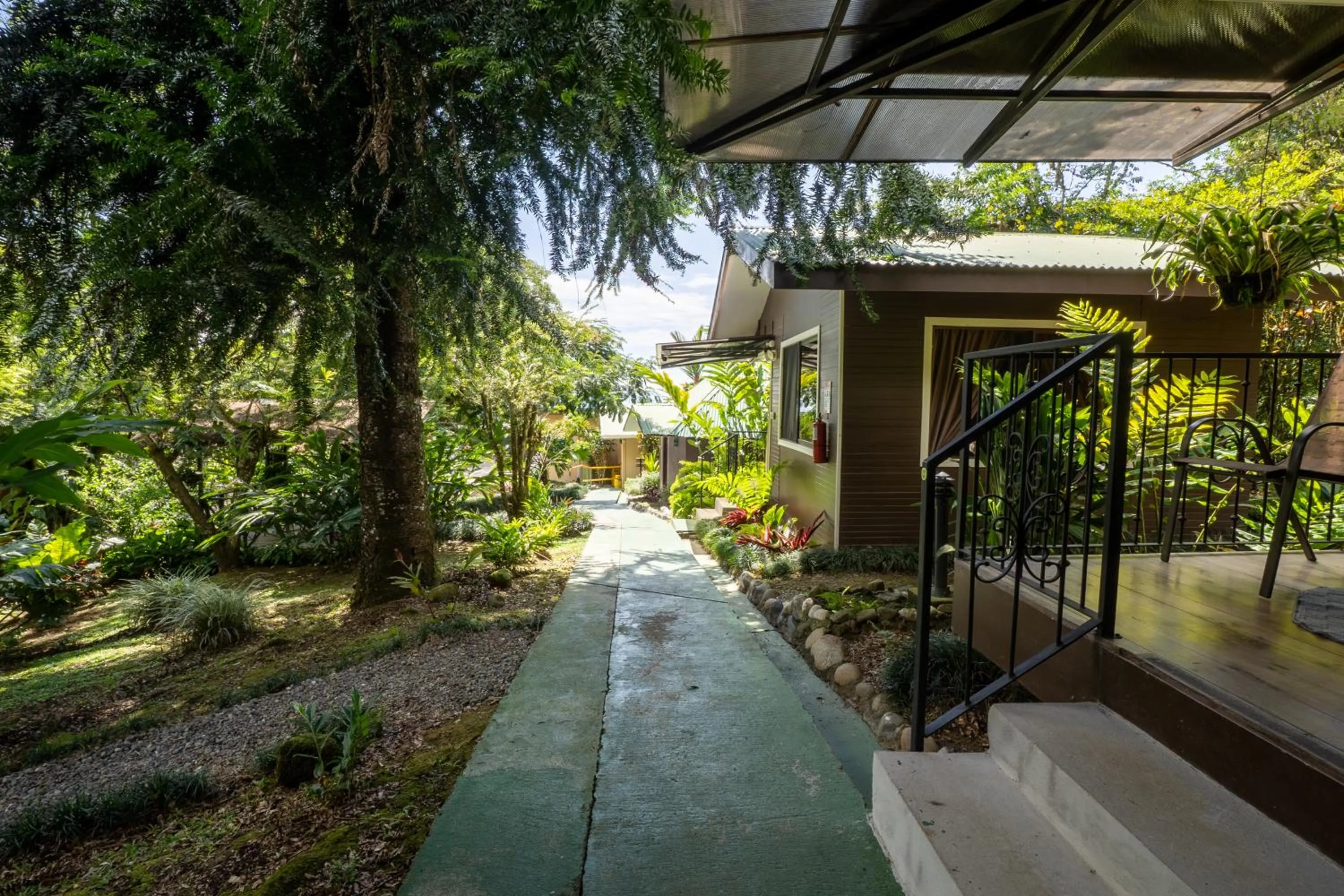 Garden in Cabañas Green House