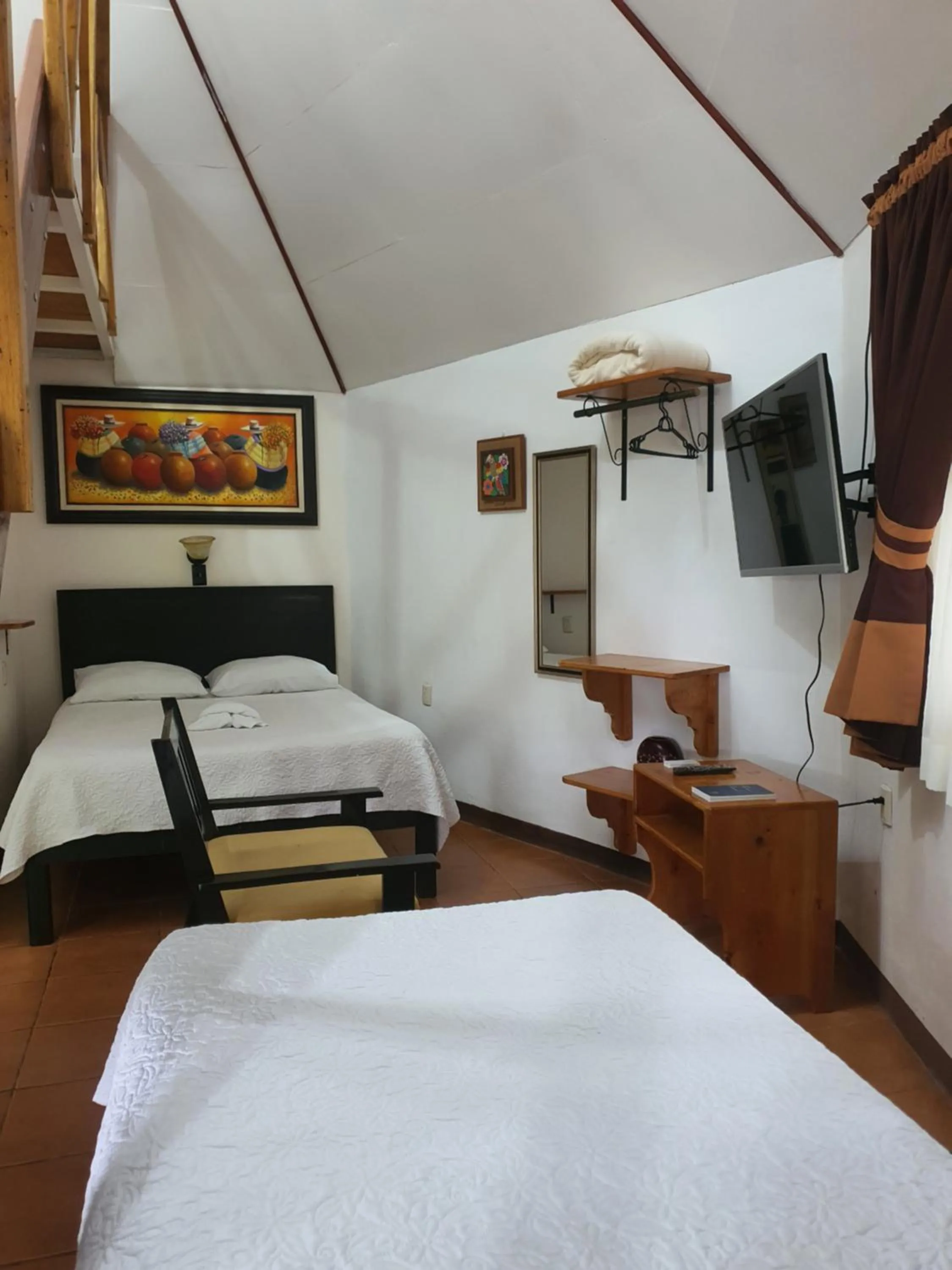 Bed in Cabañas Green House