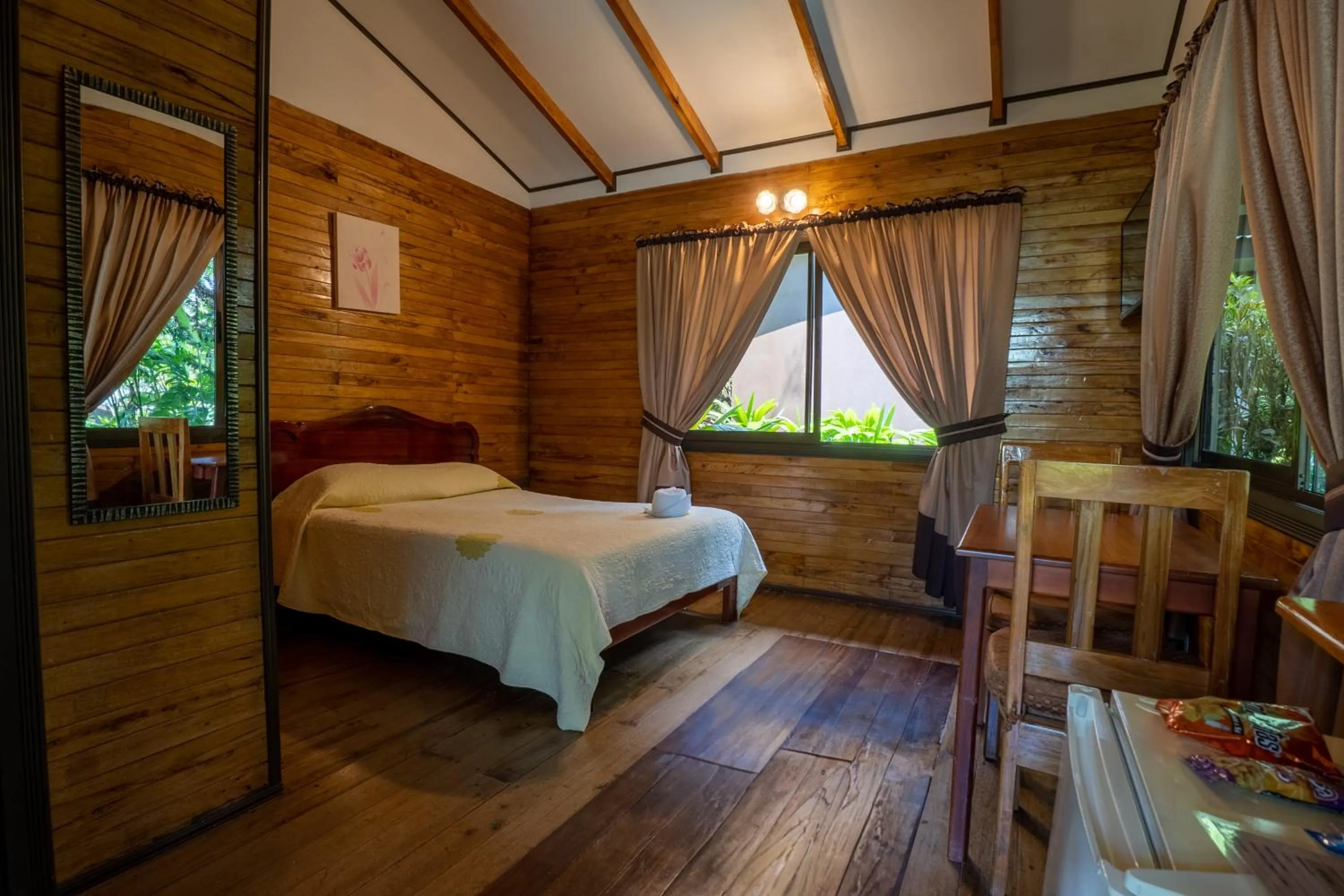 Bed in Cabañas Green House