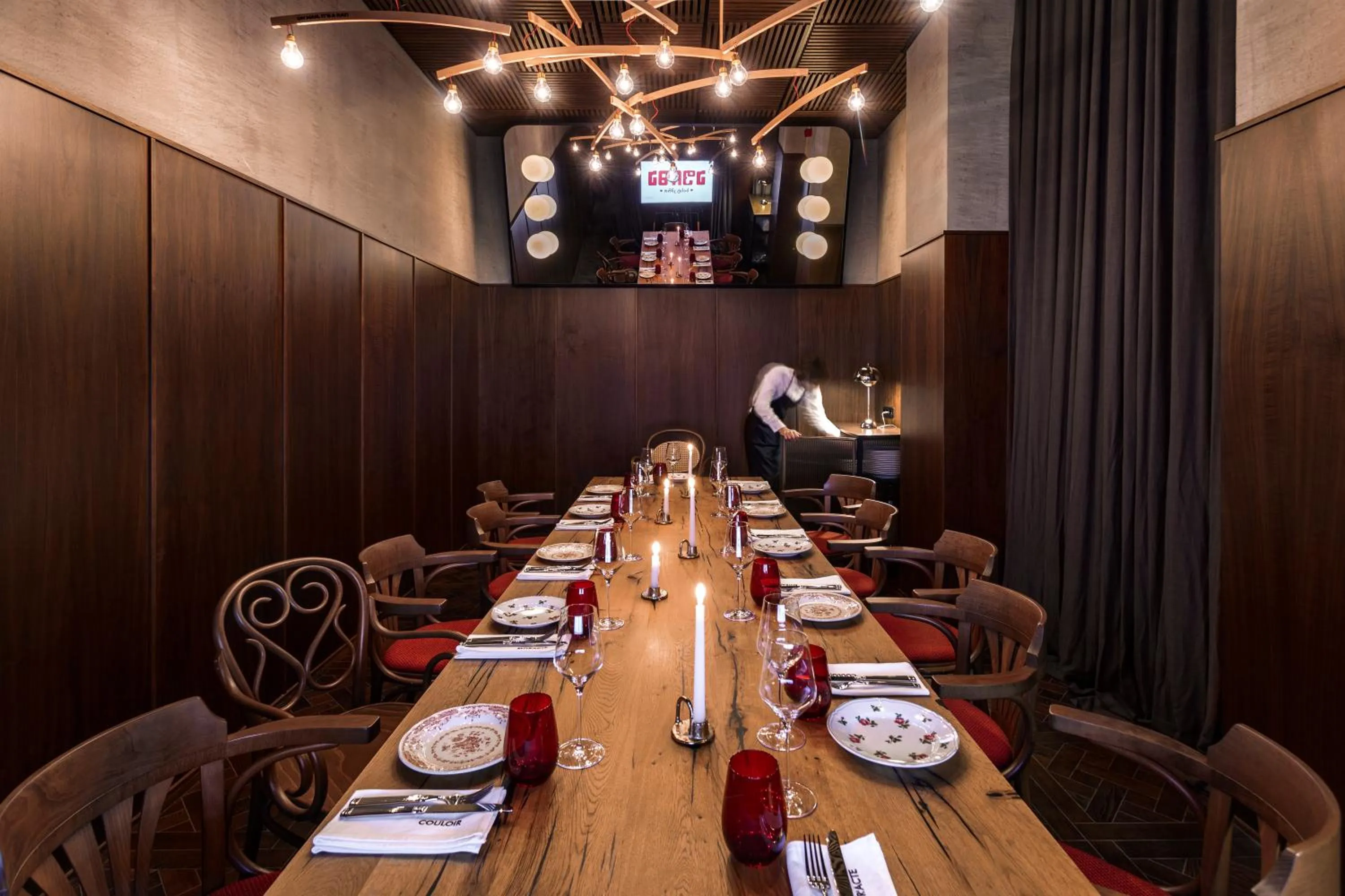 Dining area in Hotel Afisha