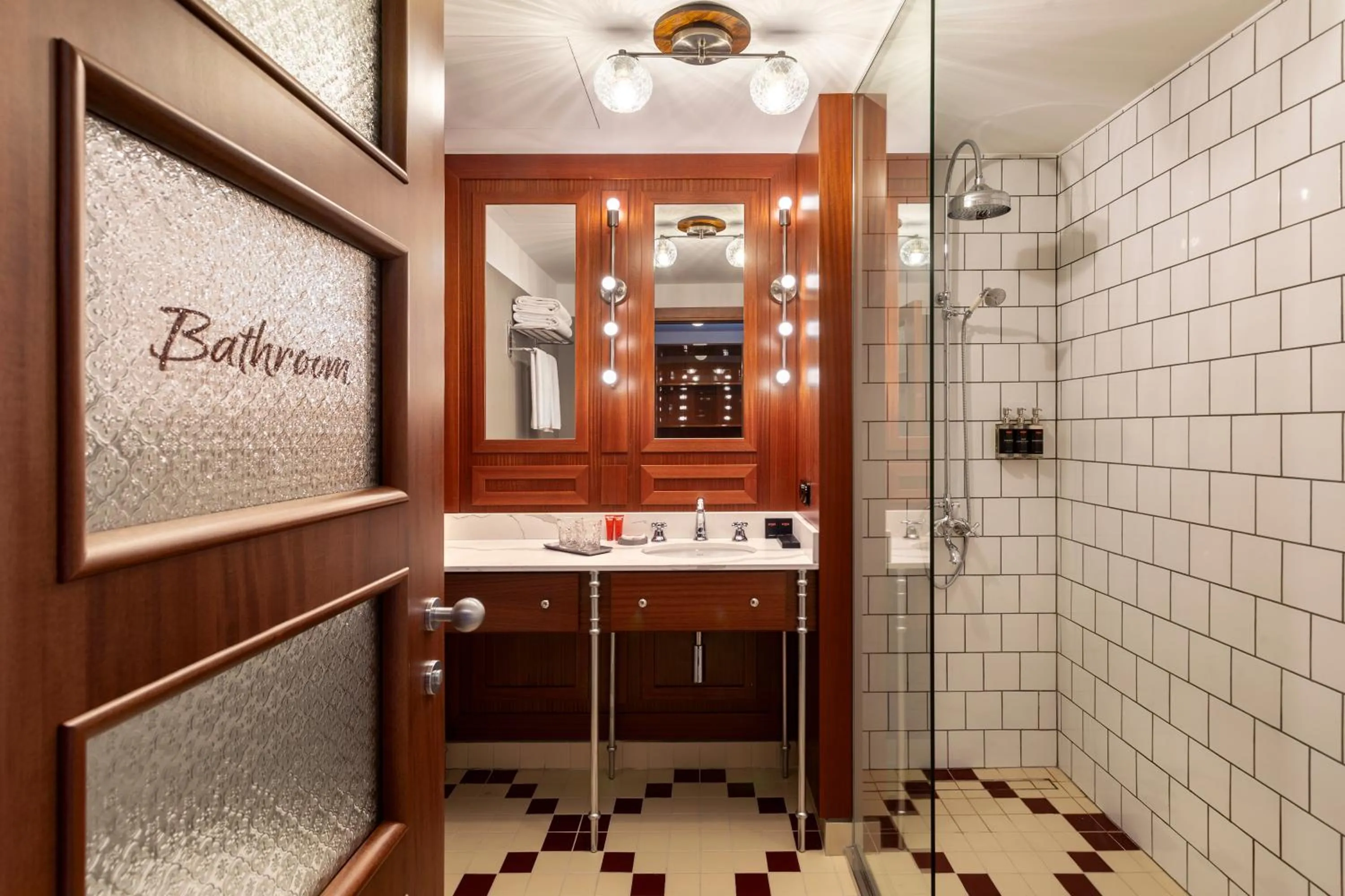 Bathroom in Hotel Afisha