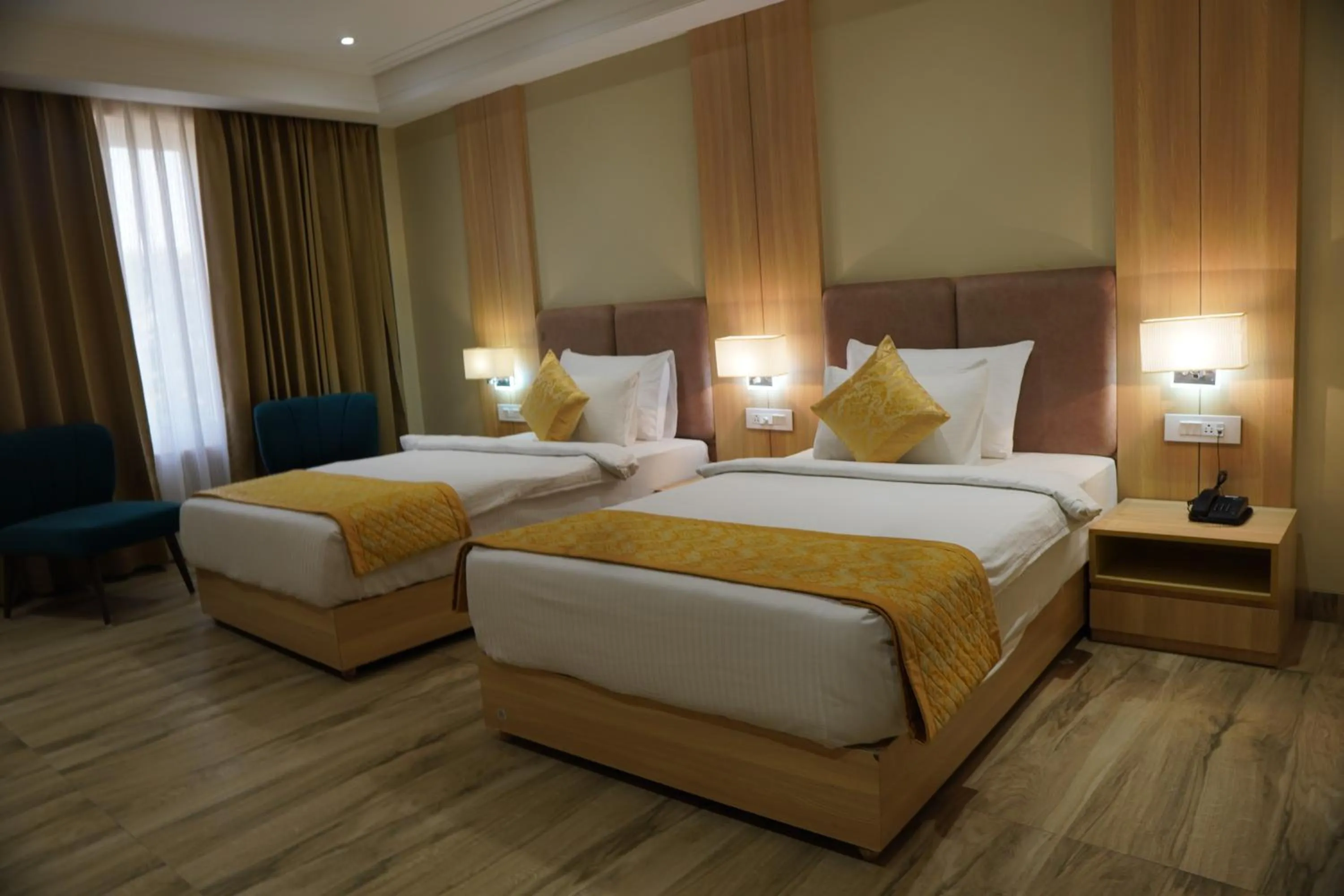Bed in Sagar Resort