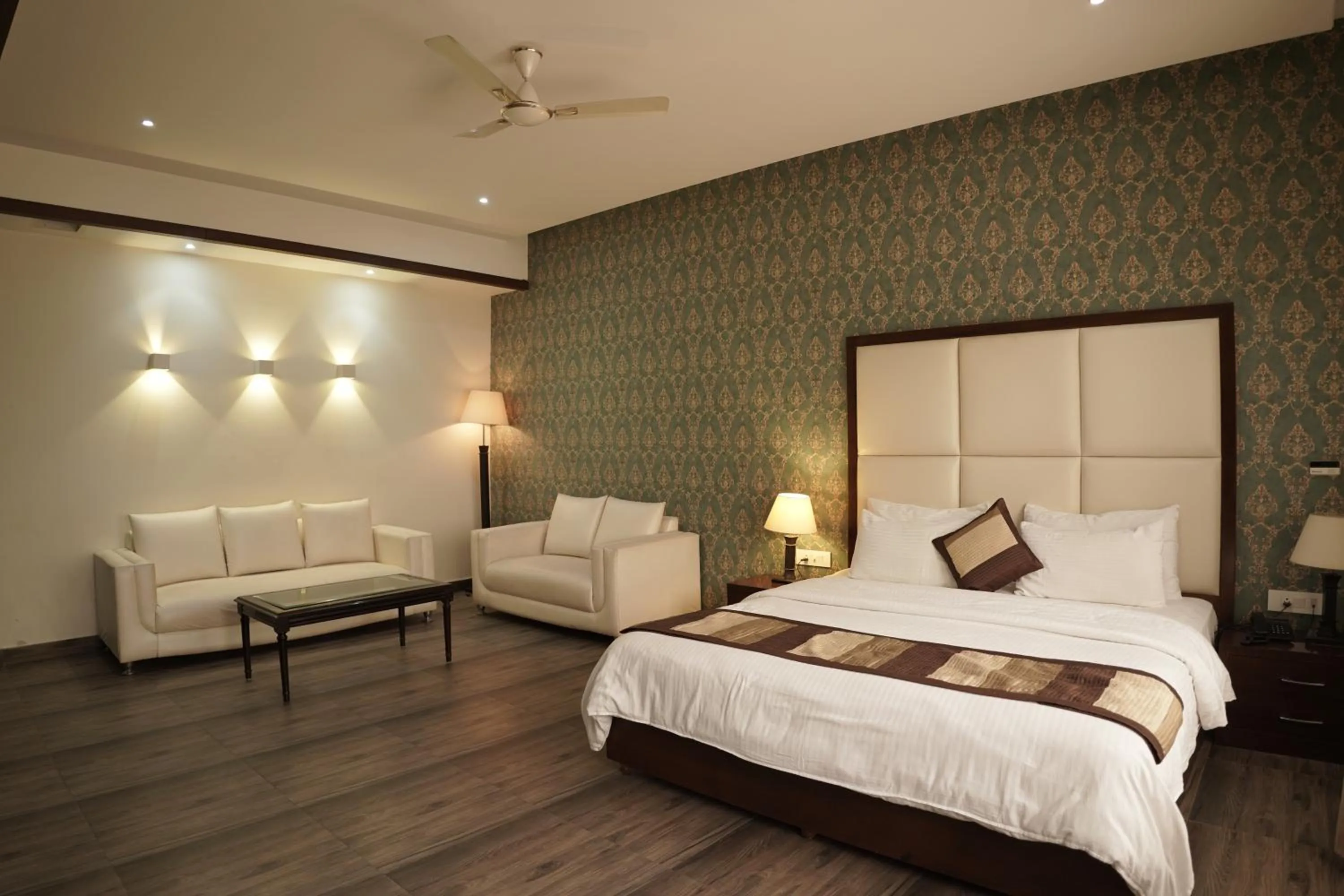 Bed in Sagar Resort