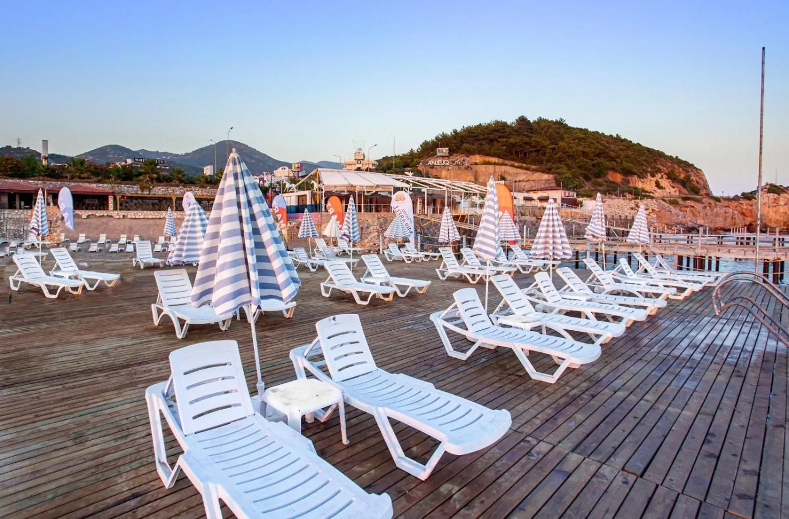 Beach in Club Mirabell hotel